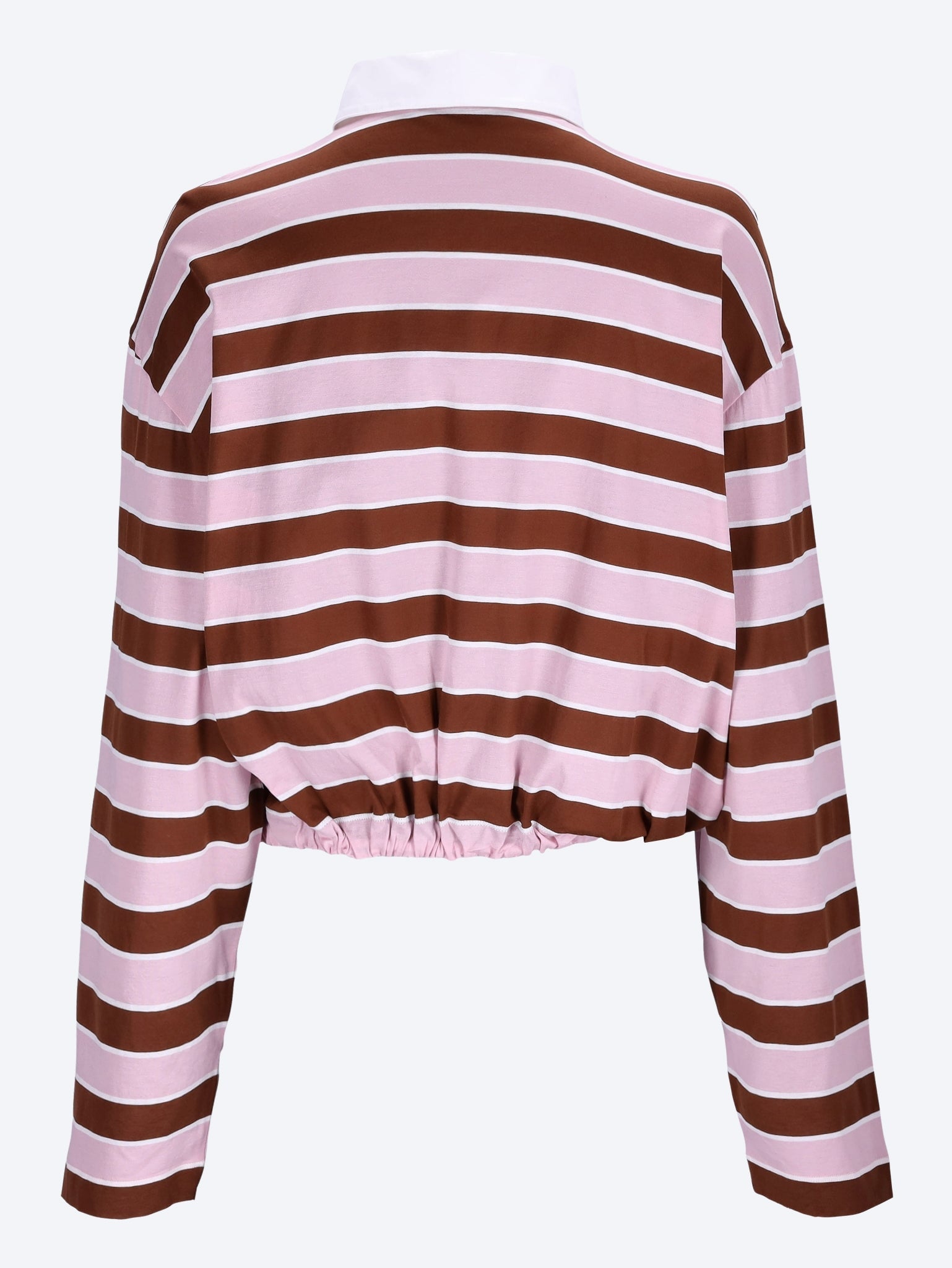 Sea Island Cotton Baiadera Old Polo Shirt Prada – Гарантія оригінальності – детальний вид