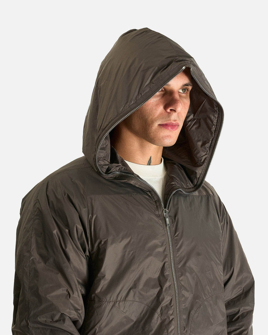 Sealed Windbreaker In Bronze Rick owens оригінал – Купити в Україні – збільшений вид