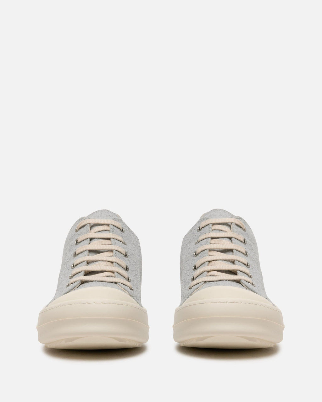 Оригінальна Shaggy Suede Low Ramones In Oyster Rick owens – детальний вид