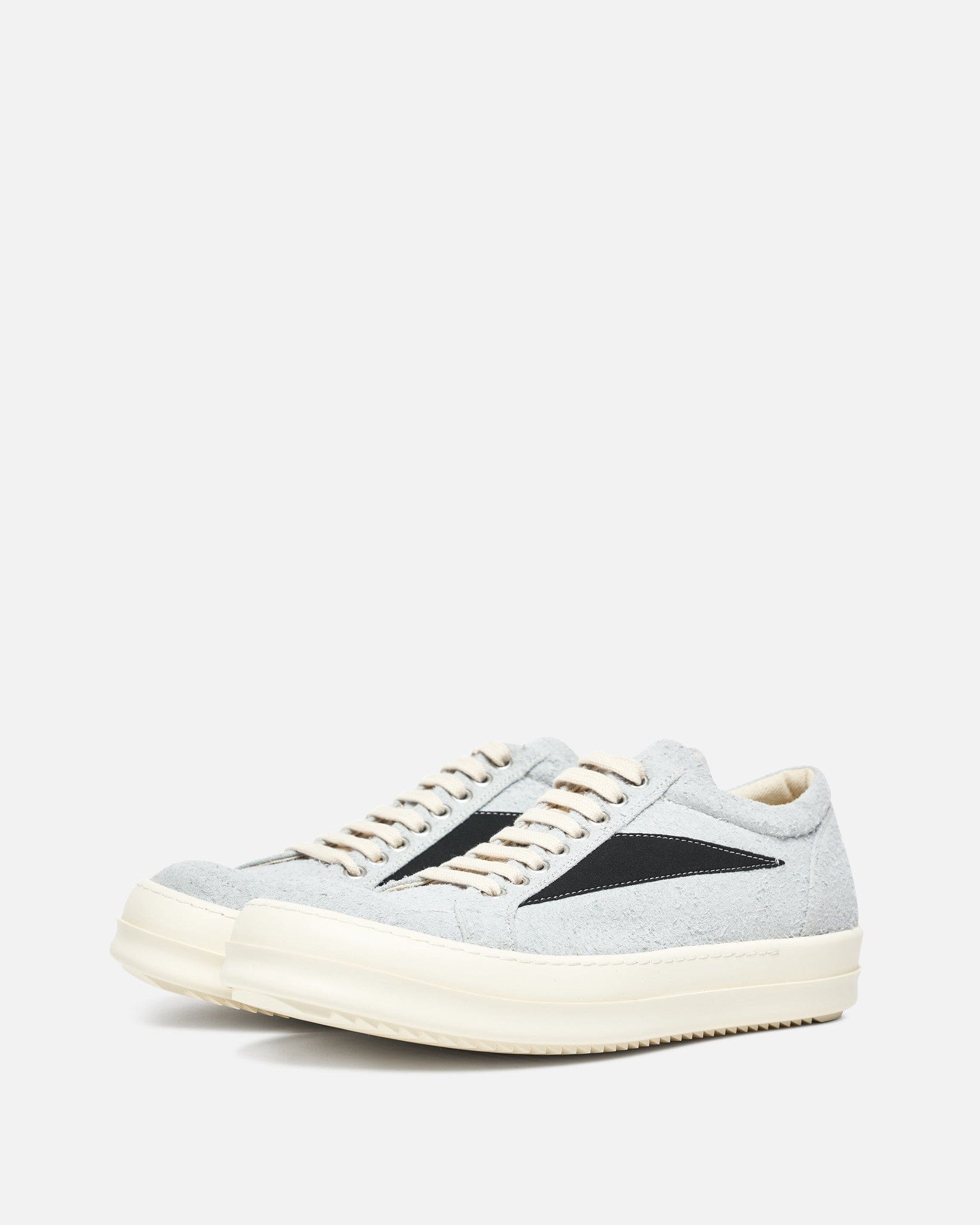 Shaggy Suede Vintage Sneakers In Oyster Rick owens – Гарантія оригінальності – детальний вид