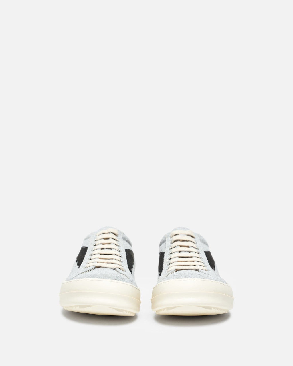 Shaggy Suede Vintage Sneakers In Oyster Rick owens – Гарантія оригінальності – вид ззаду