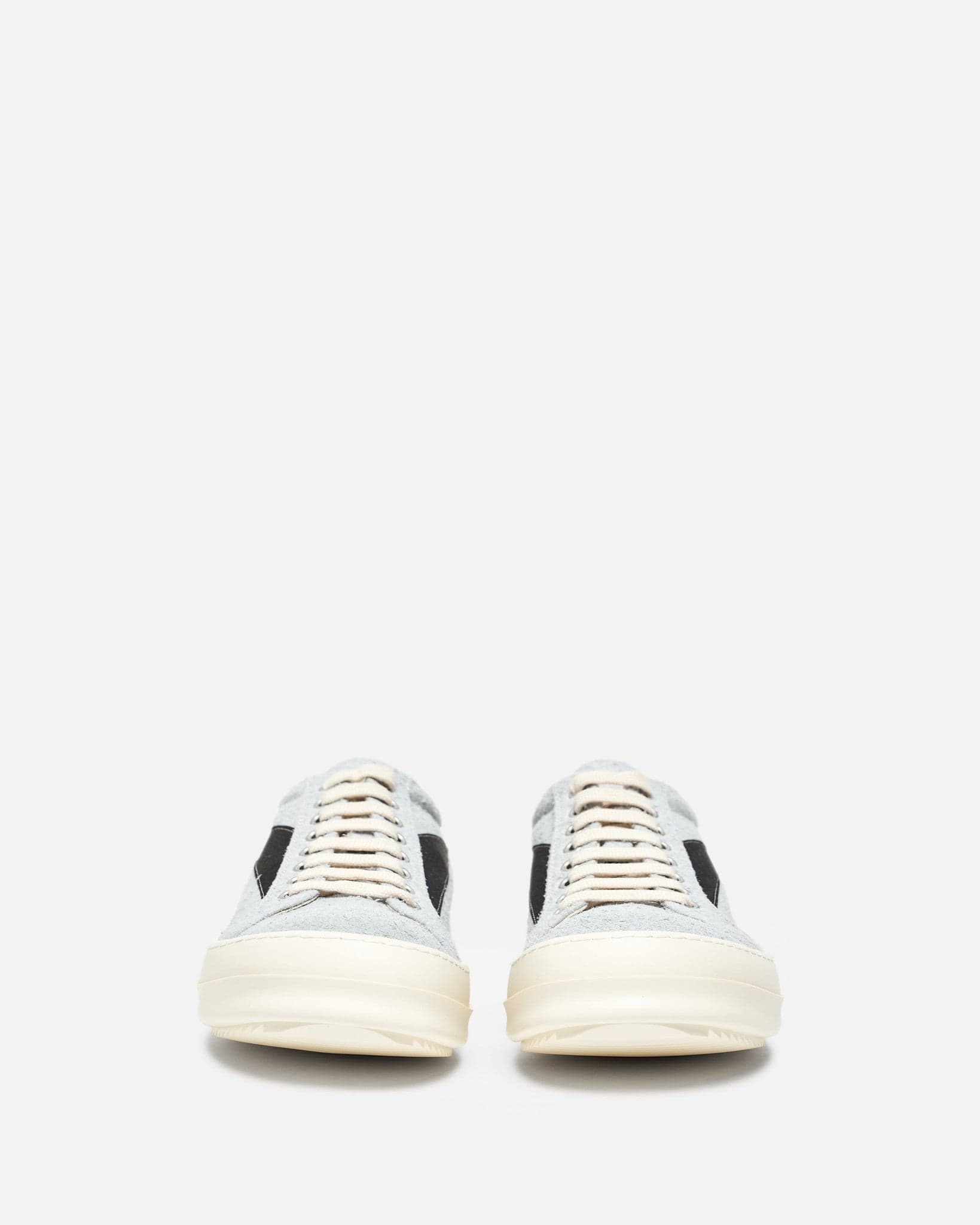 Shaggy Suede Vintage Sneakers In Oyster Rick owens – Гарантія оригінальності – вид ззаду