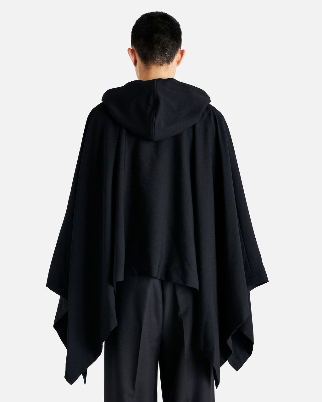 Shawl Poncho In Black Comme des garcons – Гарантія оригінальності – детальний вид