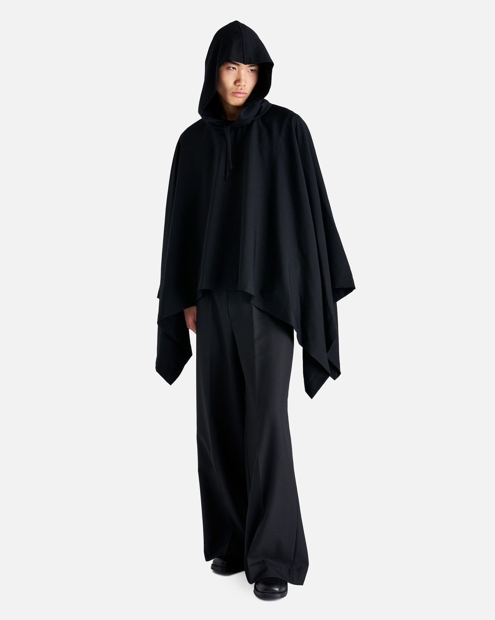 Shawl Poncho In Black Comme des garcons – Гарантія оригінальності – збільшений вид