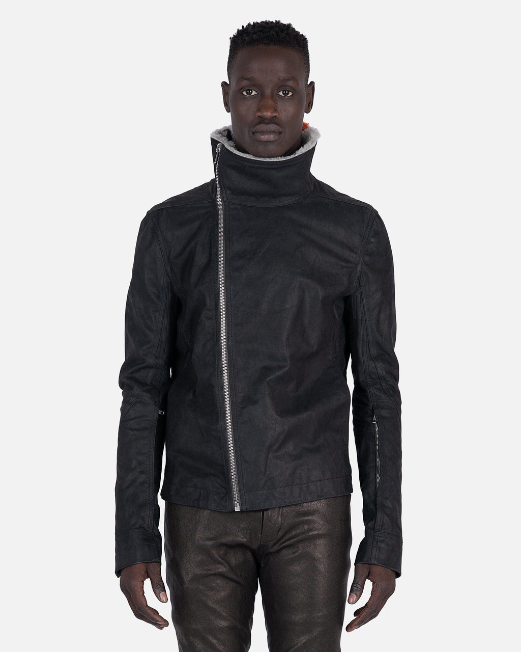 Оригінальна Shearling Bauhaus In Black Rick owens – боковий вид