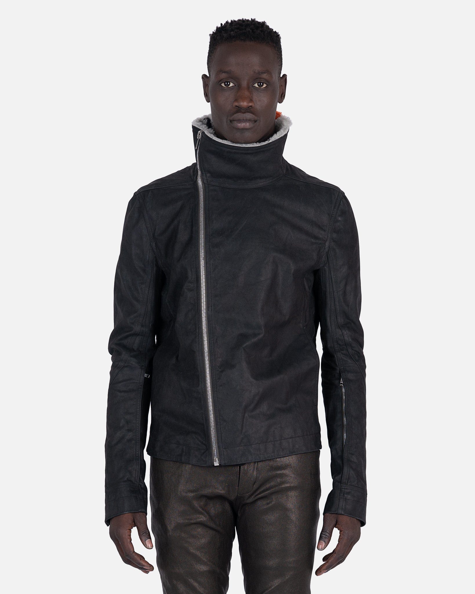 Оригінальна Shearling Bauhaus In Black Rick owens – боковий вид