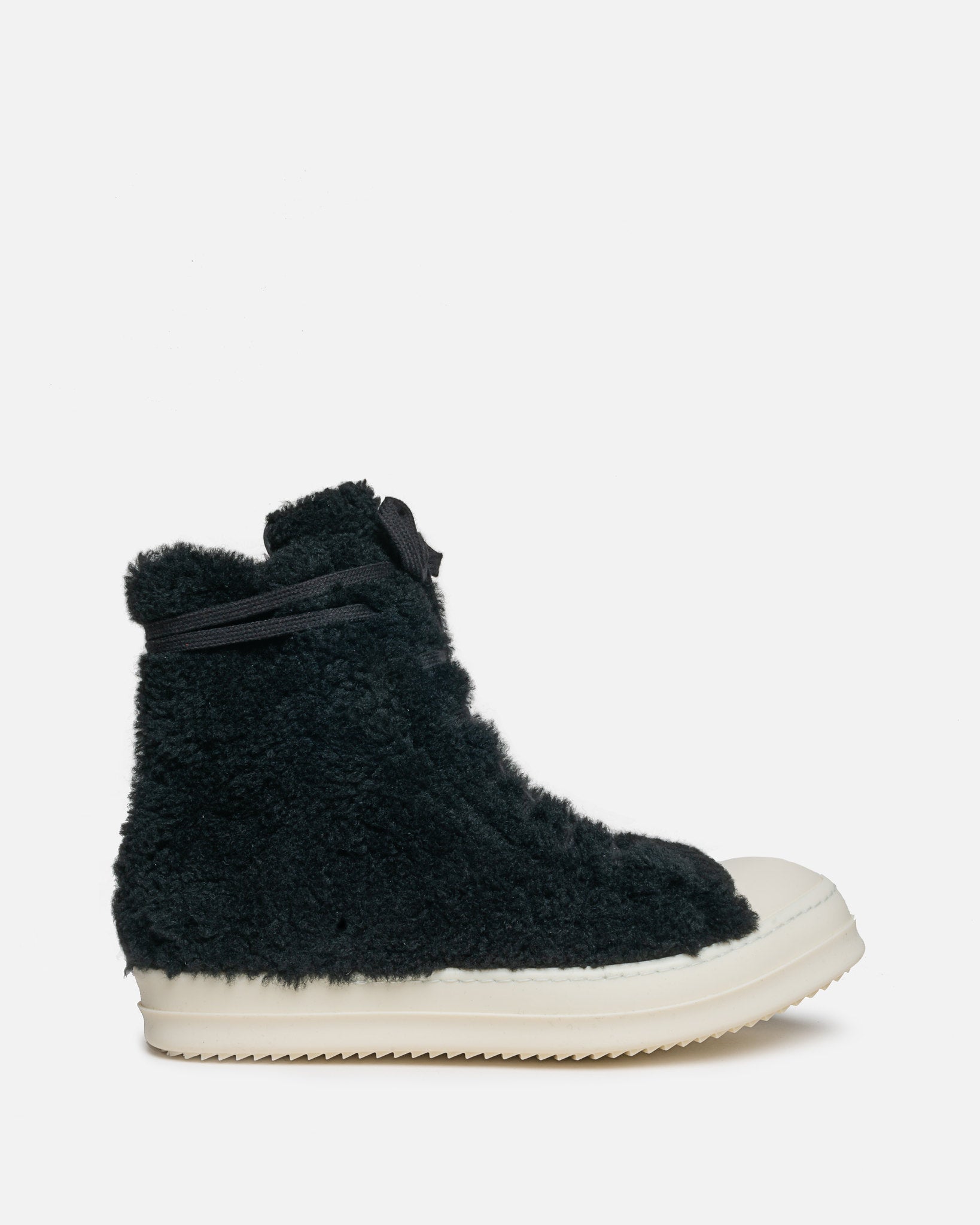 Shearling Ramones In Black Rick owens оригінал – Купити в Україні – боковий вид