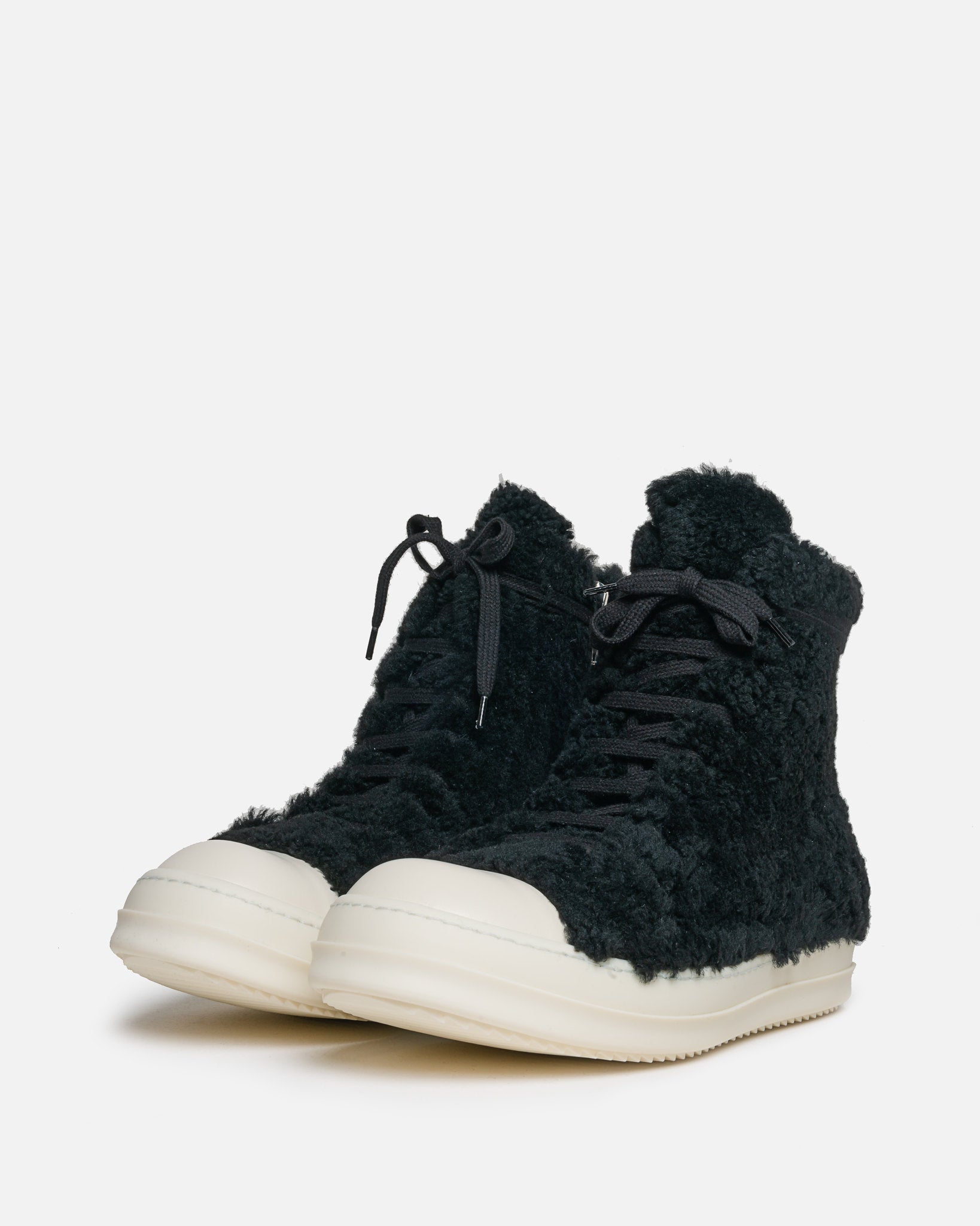 Shearling Ramones In Black Rick owens оригінал – Купити в Україні – вид ззаду