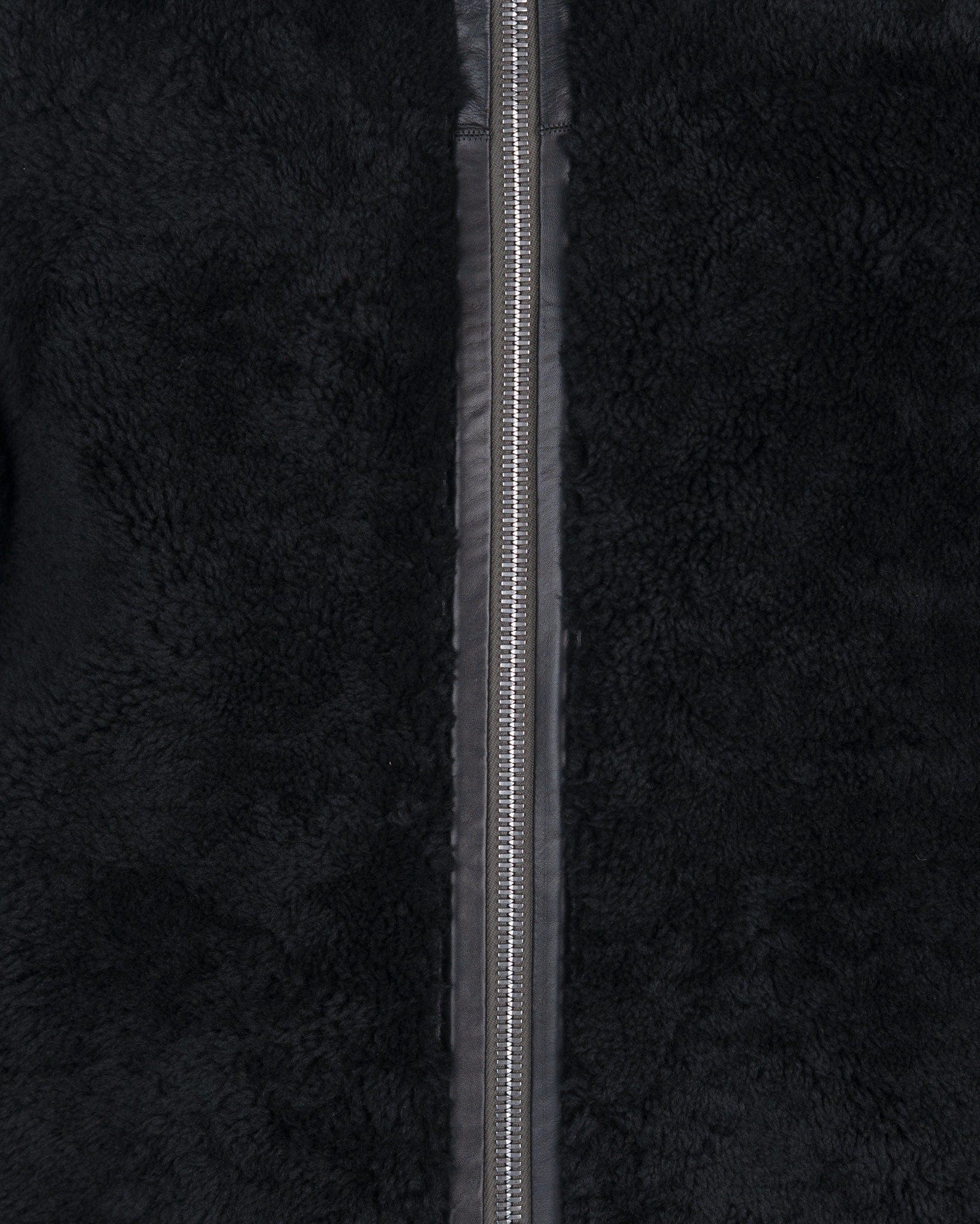 Оригінальна Shearling Sealed Windbreaker In Black Rick owens – збільшений вид