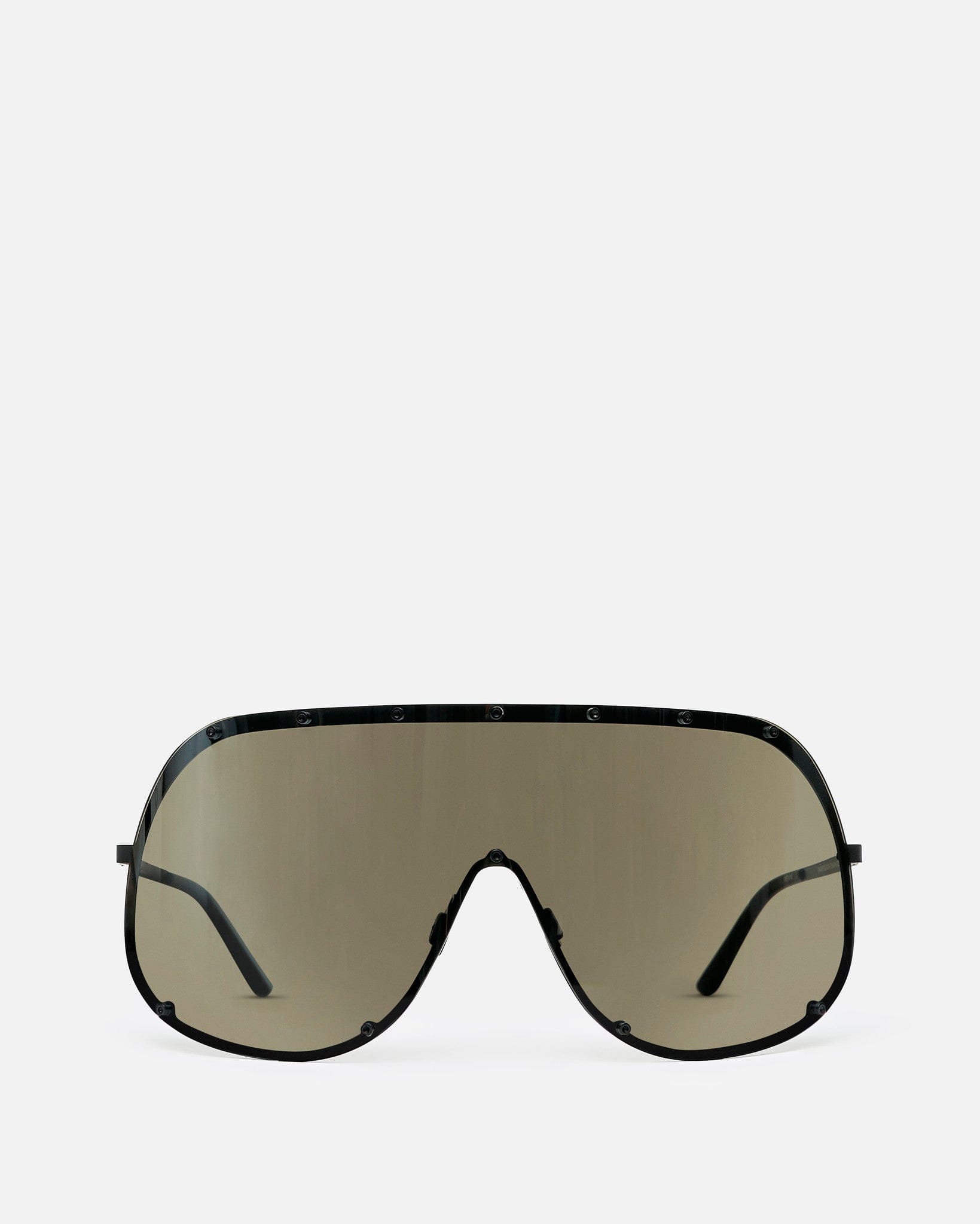 Оригінальна Shield Sunglasses In Black Rick owens – боковий вид
