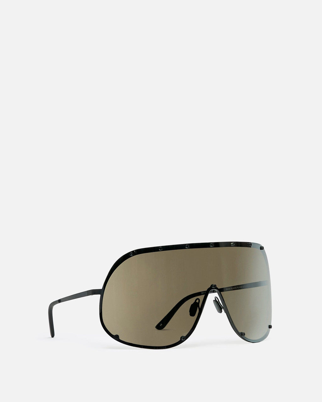 Оригінальна Shield Sunglasses In Black Rick owens – детальний вид