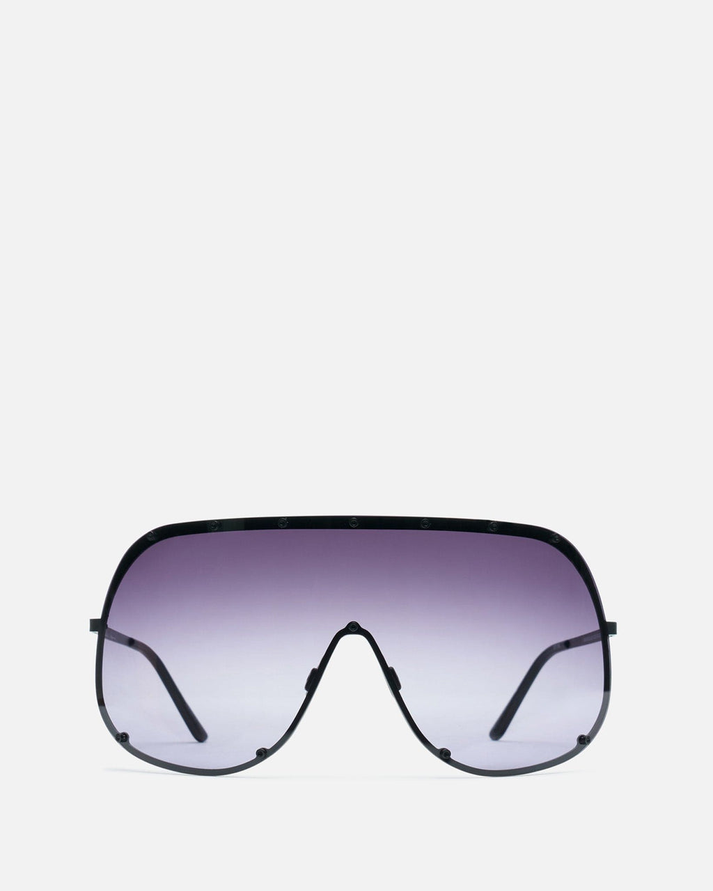 Оригінальна Shield Sunglasses In Black Rick owens – боковий вид