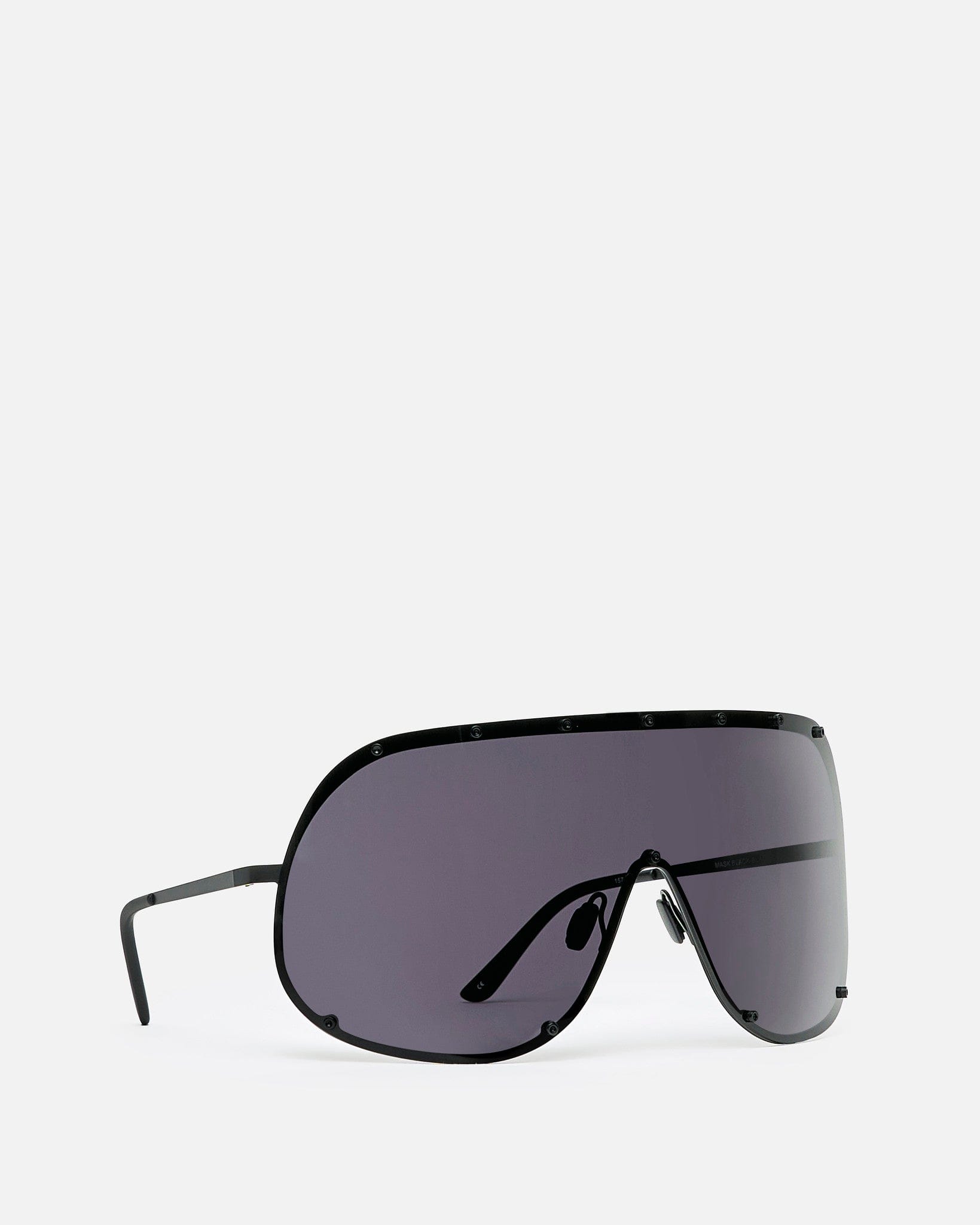 Оригінальна Shield Sunglasses In Black Rick owens – детальний вид