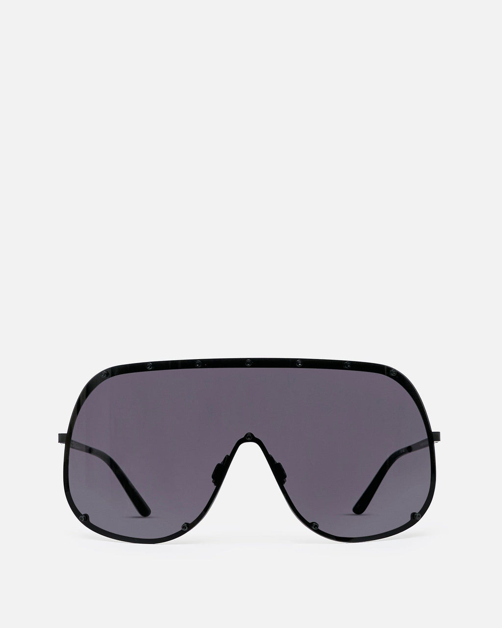 Оригінальна Shield Sunglasses In Black Rick owens – боковий вид