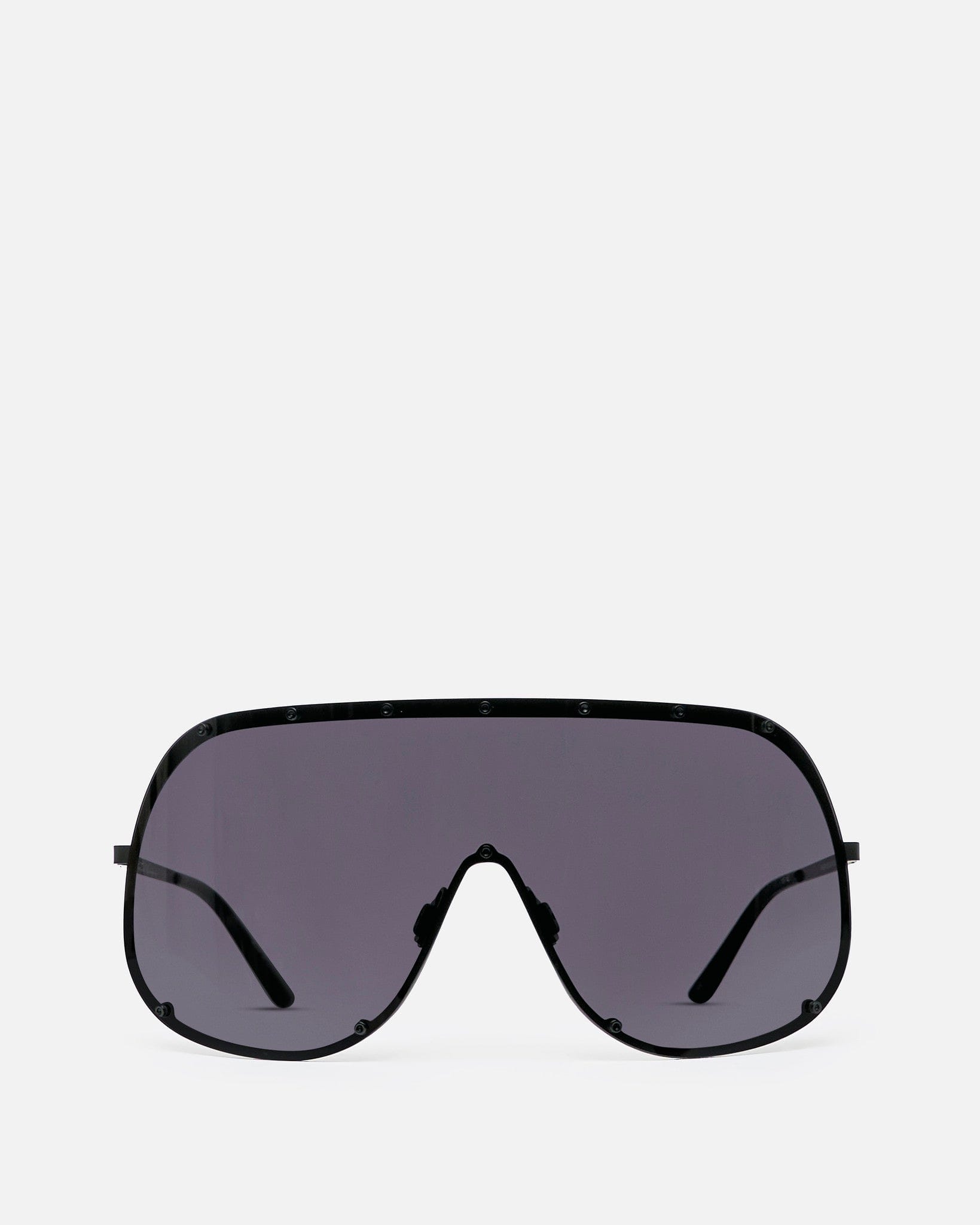 Оригінальна Shield Sunglasses In Black Rick owens – боковий вид