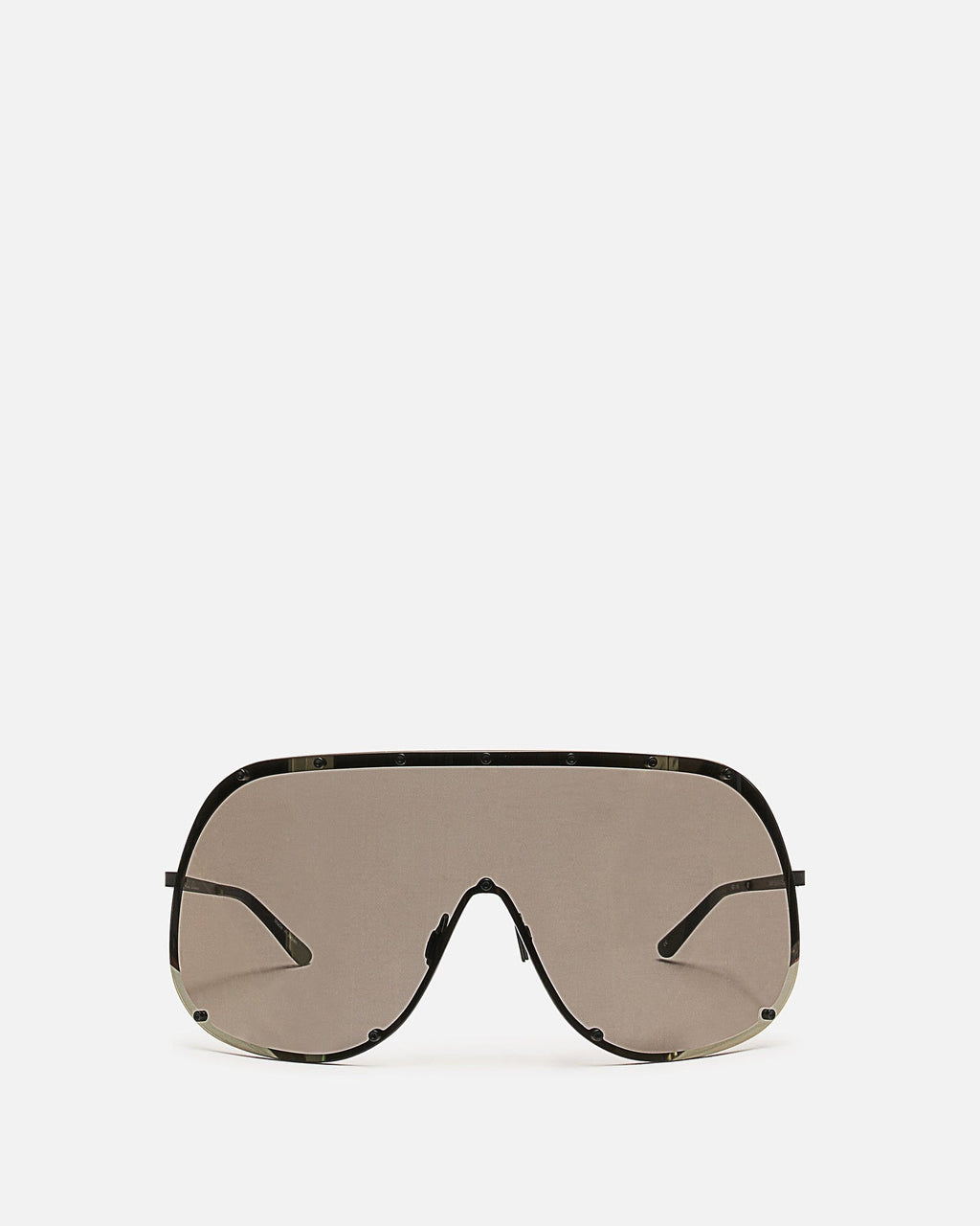 Оригінальна Shield Sunglasses In Black Rick owens – боковий вид