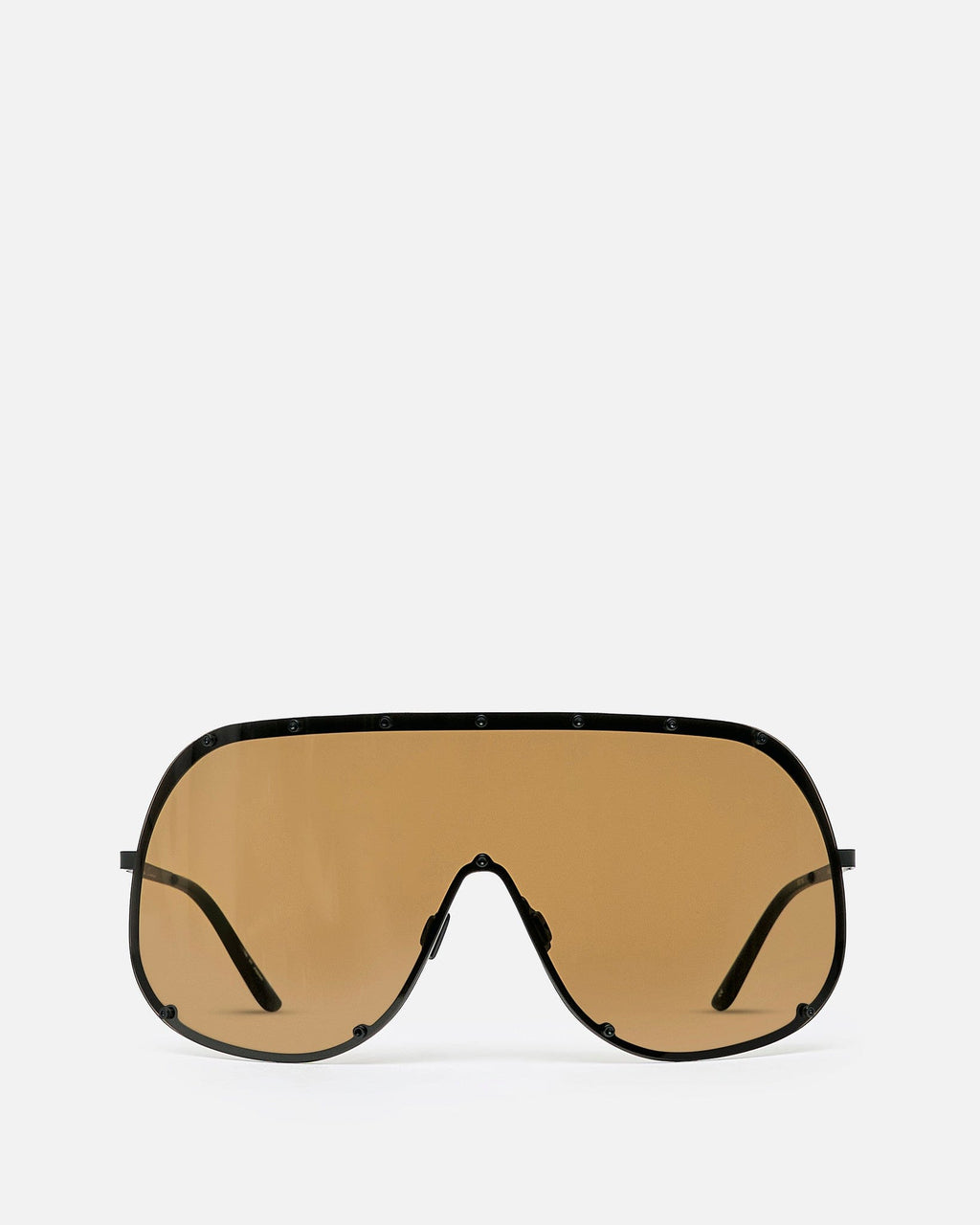 Оригінальна Shield Sunglasses In Black Rick owens – боковий вид