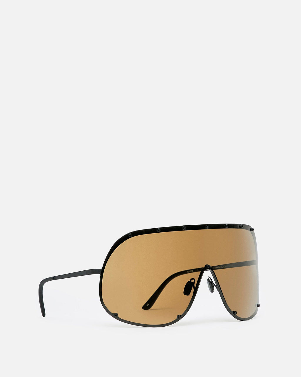 Оригінальна Shield Sunglasses In Black Rick owens – детальний вид
