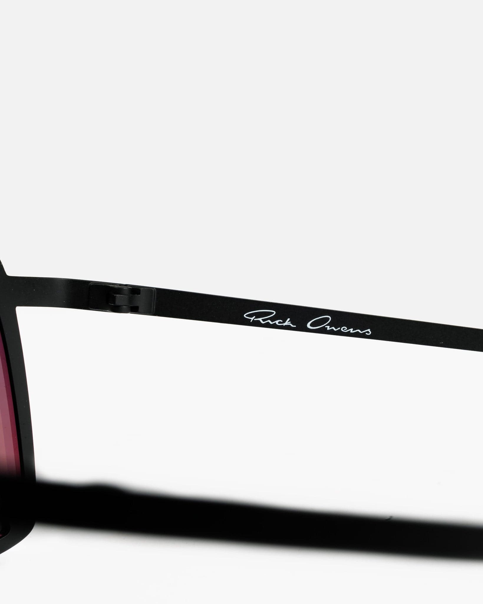 Shielding Sunglasses In Black Rick owens – Гарантія оригінальності – детальний вид