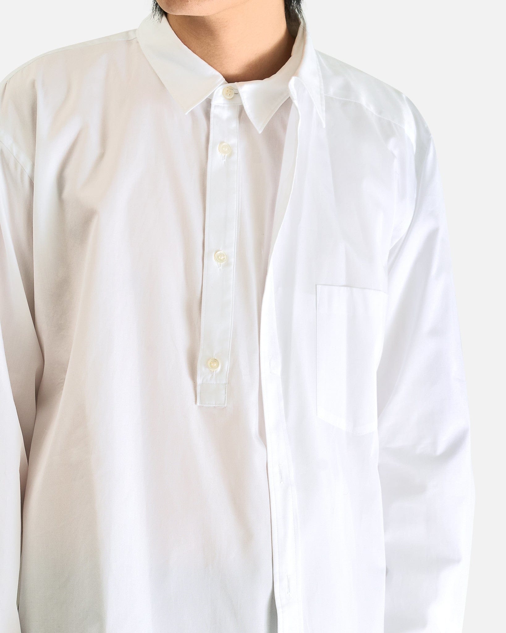 Shirt In White Comme des garcons – Гарантія оригінальності – збільшений вид