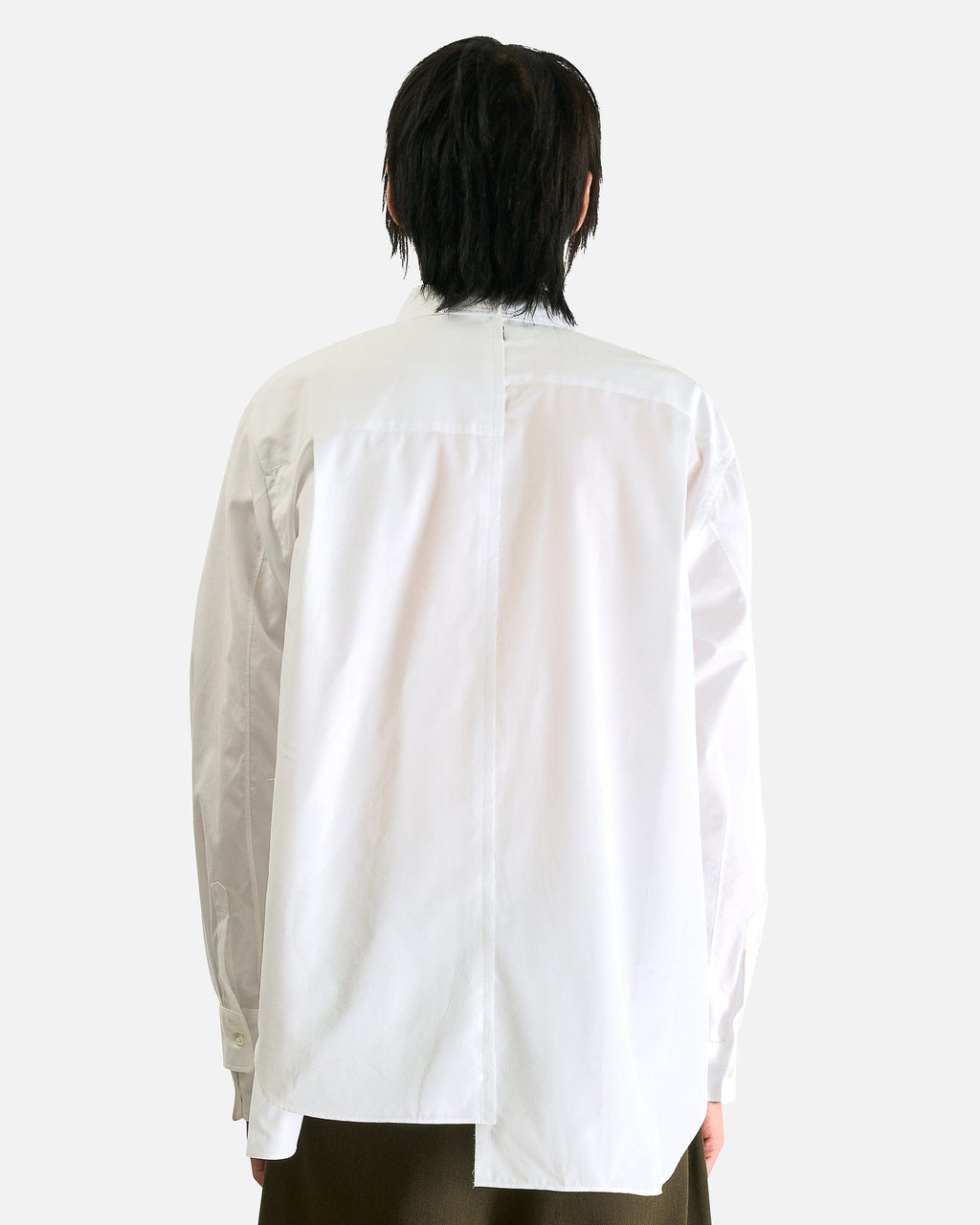 Shirt In White Comme des garcons – Гарантія оригінальності – вид ззаду