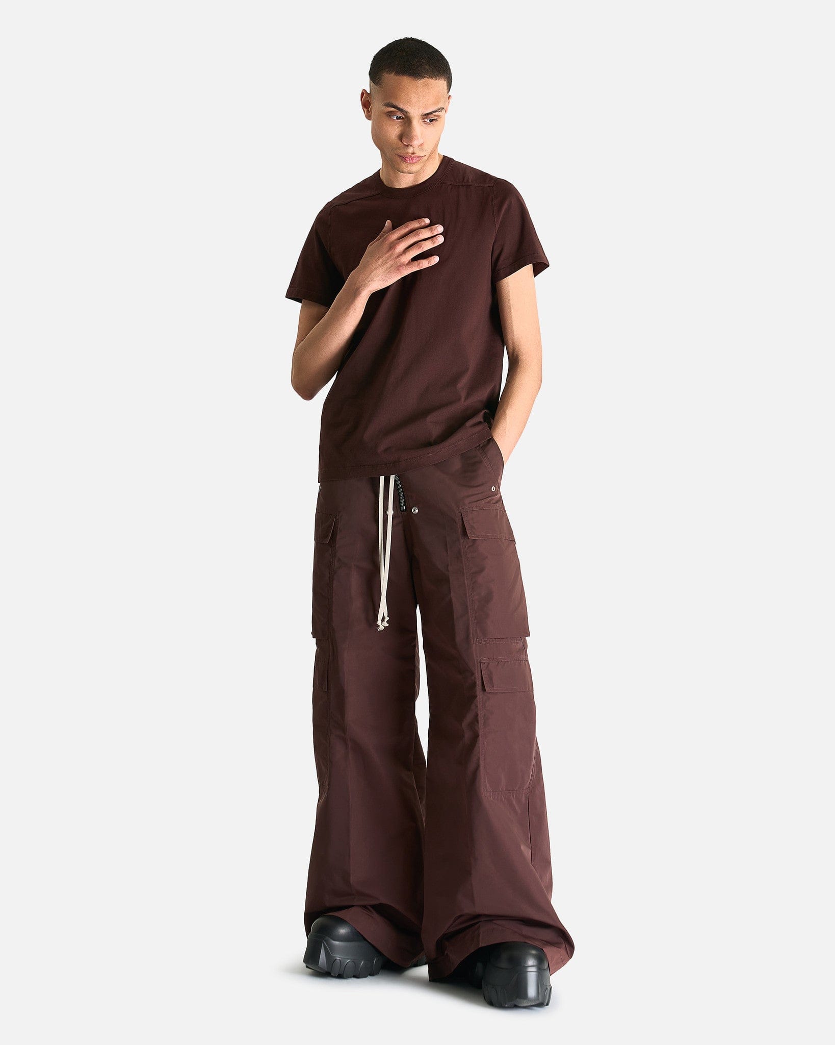 Short Level T In Mahogany Rick owens – Гарантія оригінальності – збільшений вид