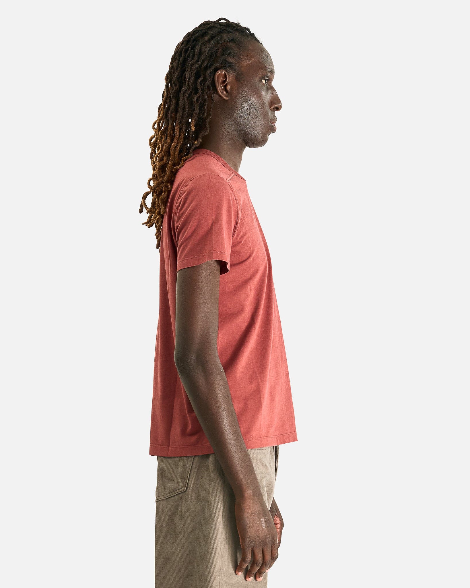 Оригінальна Short Level T In Rosewood Rick owens – вид ззаду