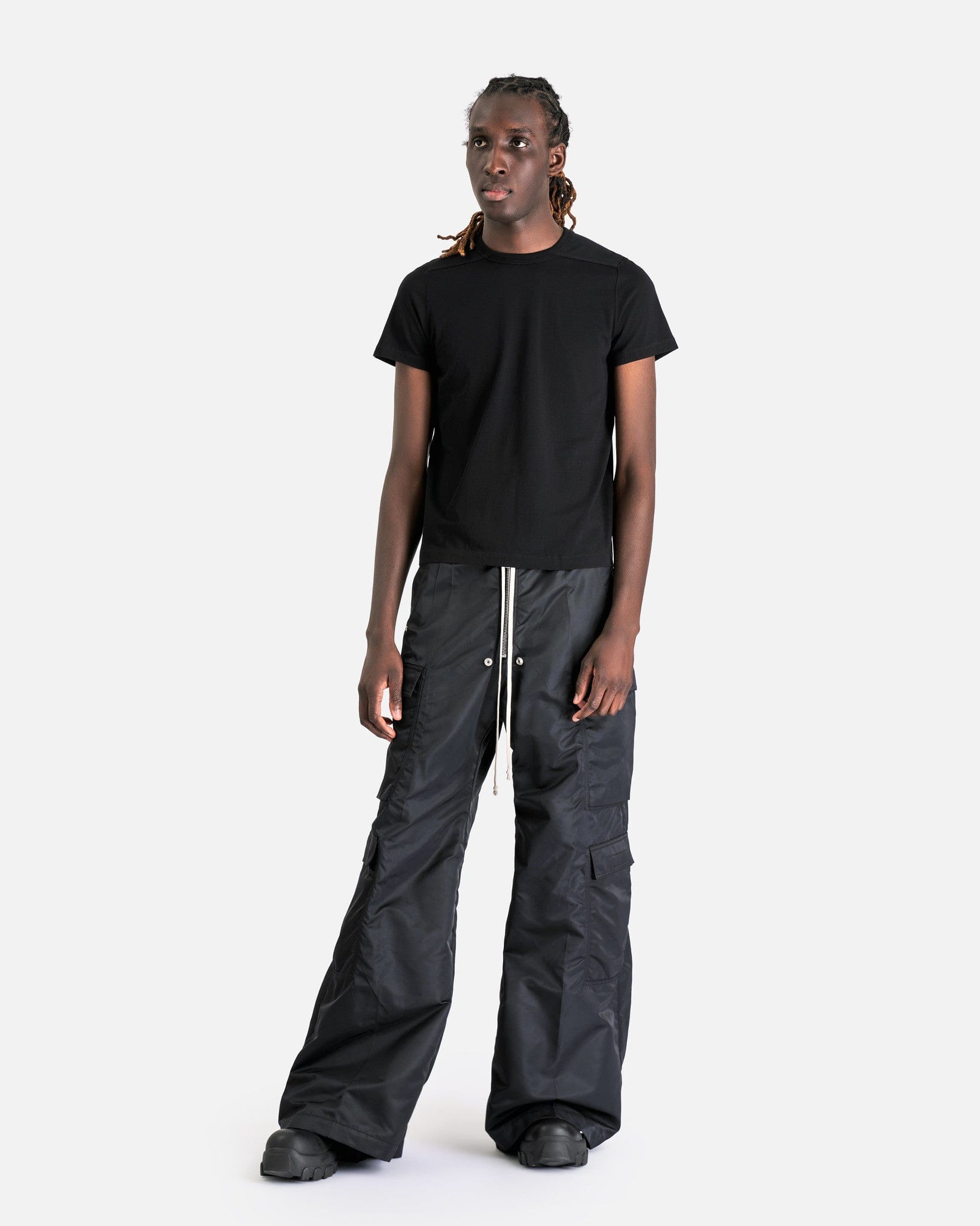 Short Level T-Shirt In Black Rick owens оригінал – Купити в Україні – збільшений вид