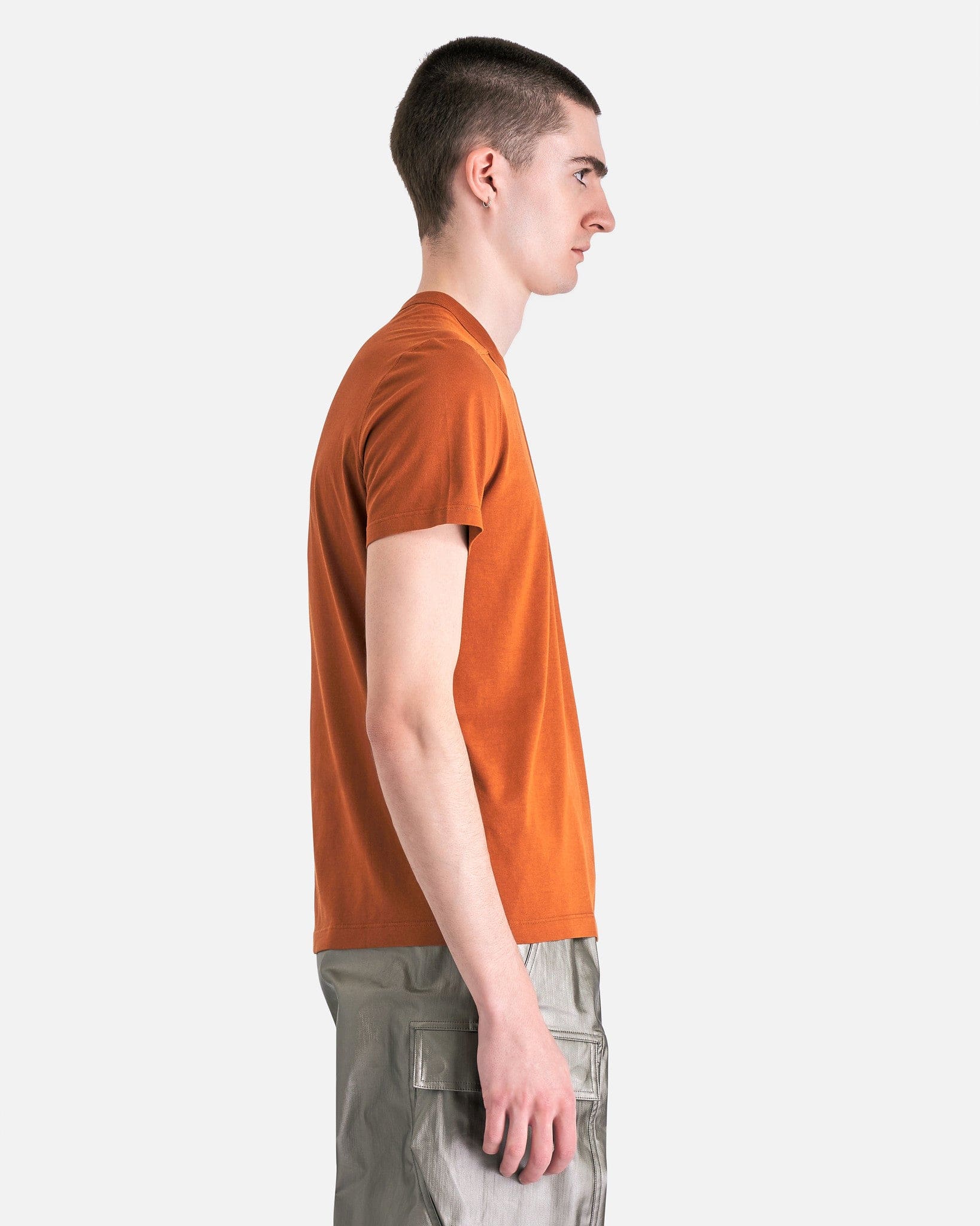 Short Level T-Shirt In Clay Rick owens – Гарантія оригінальності – вид ззаду