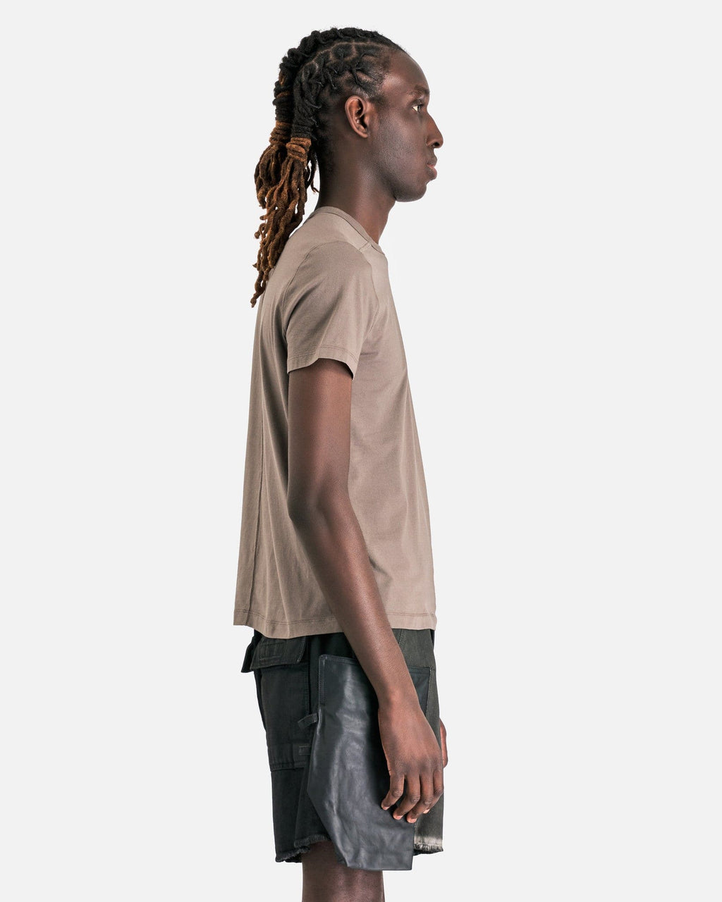 Short Level T-Shirt In Dust Rick owens оригінал – Купити в Україні – вид ззаду