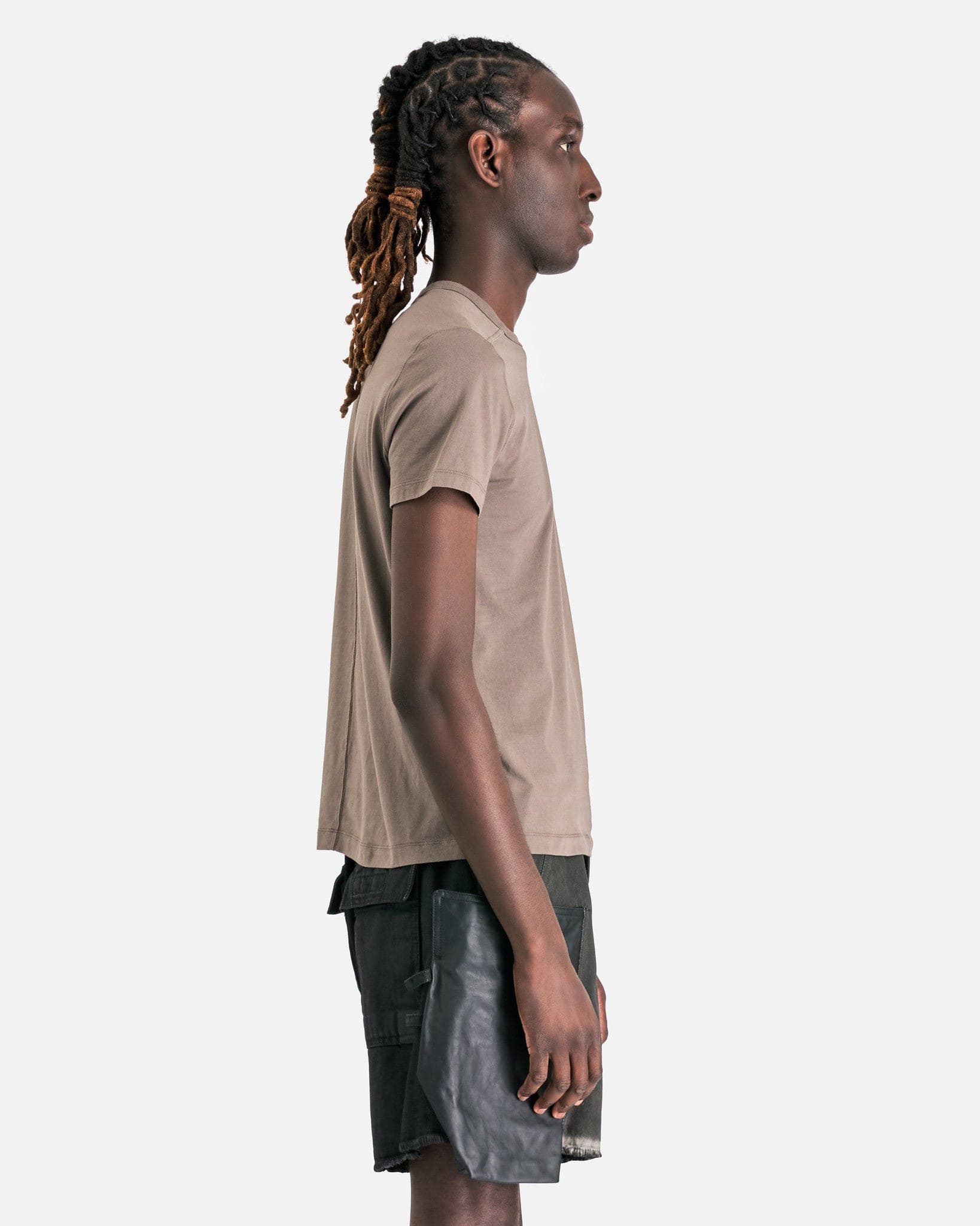 Short Level T-Shirt In Dust Rick owens оригінал – Купити в Україні – вид ззаду