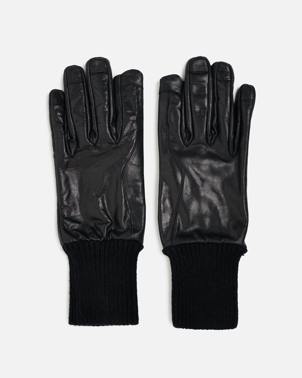 Short Ribcuff Gloves In Black Rick owens – Гарантія оригінальності – боковий вид