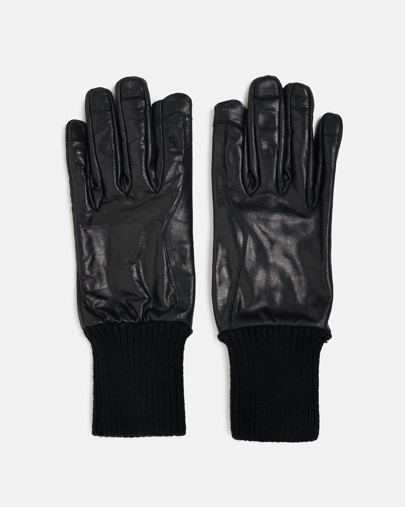 Short Ribcuff Gloves In Black Rick owens – Гарантія оригінальності – боковий вид
