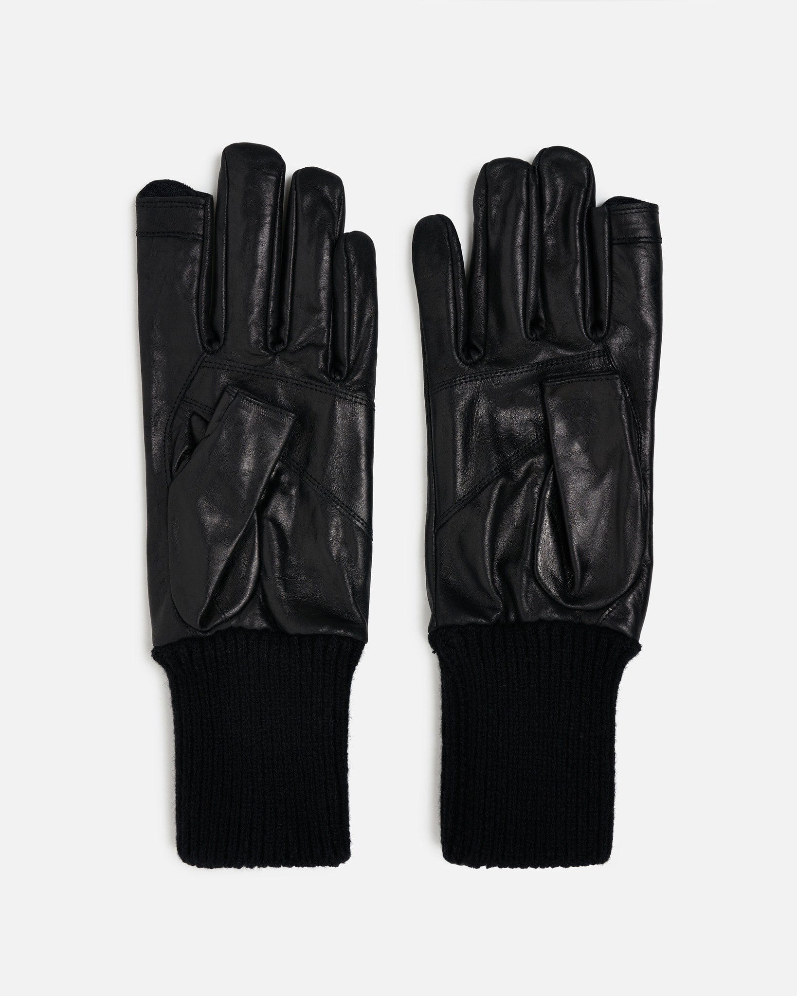 Short Ribcuff Gloves In Black Rick owens – Гарантія оригінальності – вид ззаду