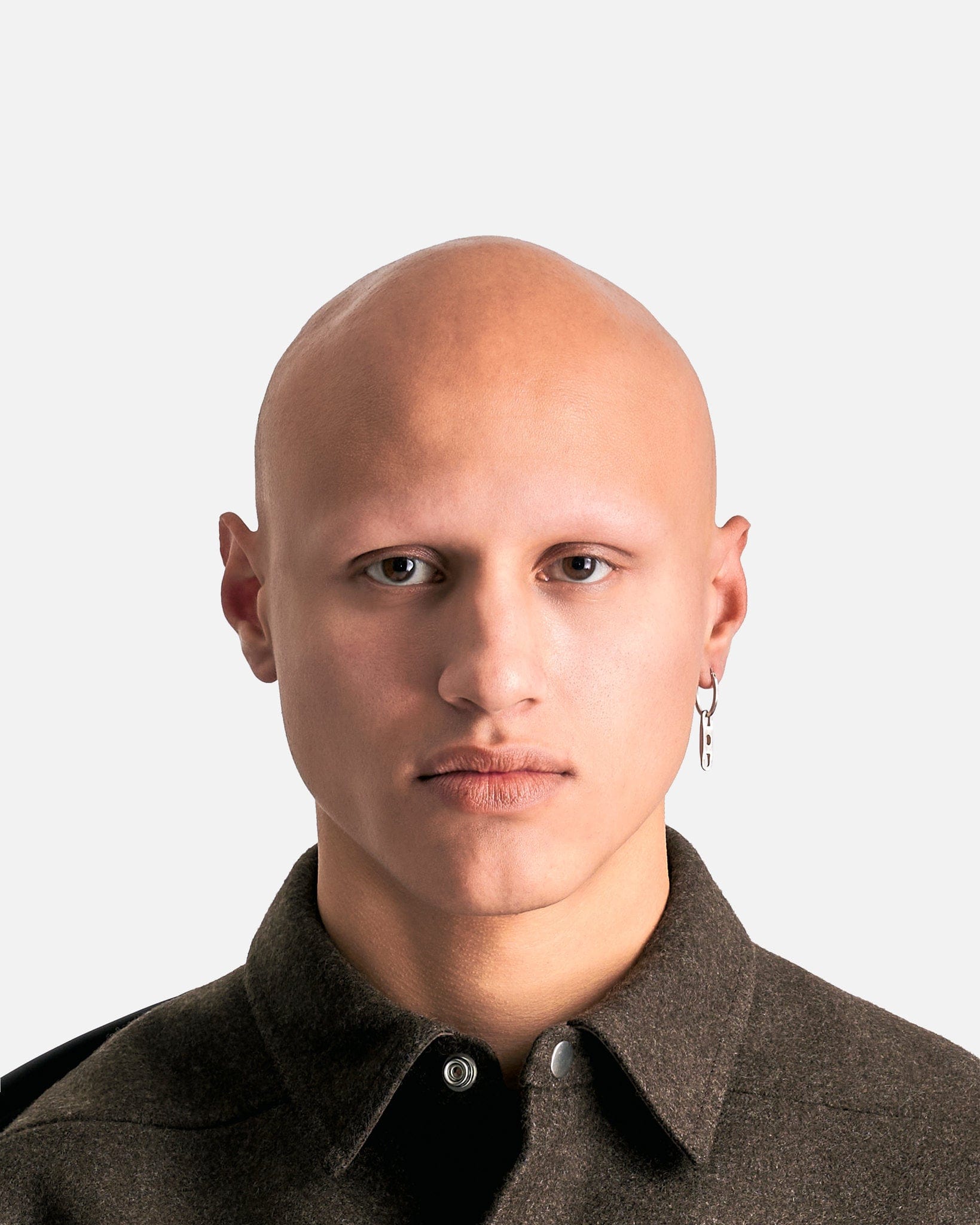 Single Link Earring In Palladio Rick owens оригінал – Купити в Україні – боковий вид