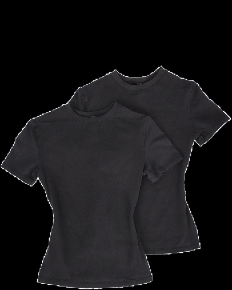 BG_REMOVED_CATALOG_Cotton jersey 2 pack t-shirt - SKIMS