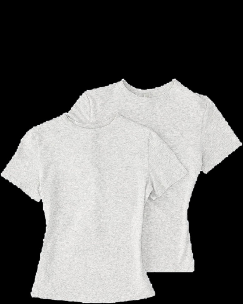 BG_REMOVED_CATALOG_Cotton Jersey 2 Pack T-Shirt - SKIMS
