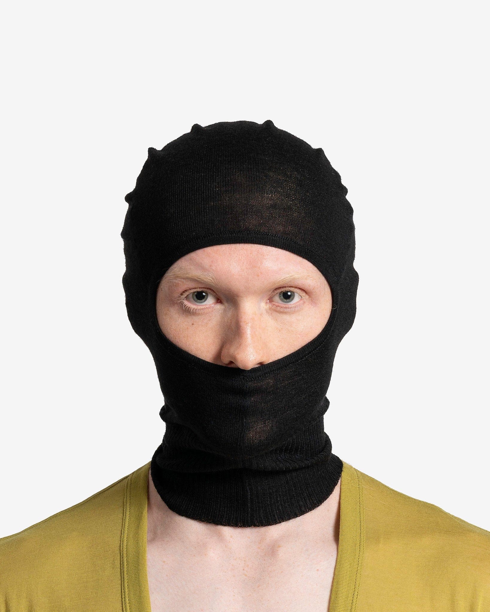 Skull Balaclava In Black Rick owens оригінал – Купити в Україні – боковий вид