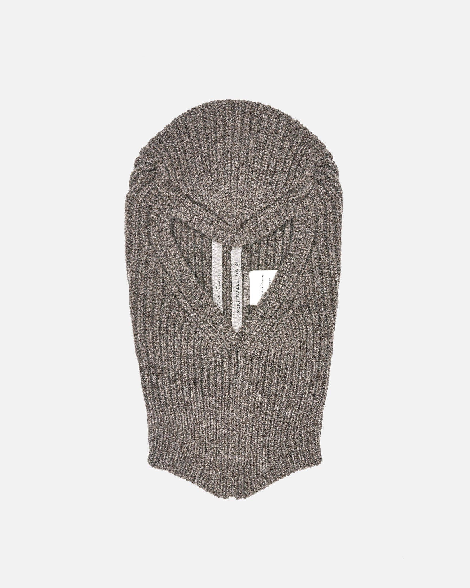 Оригінальна Skull Balaclava In Dust Rick owens – боковий вид