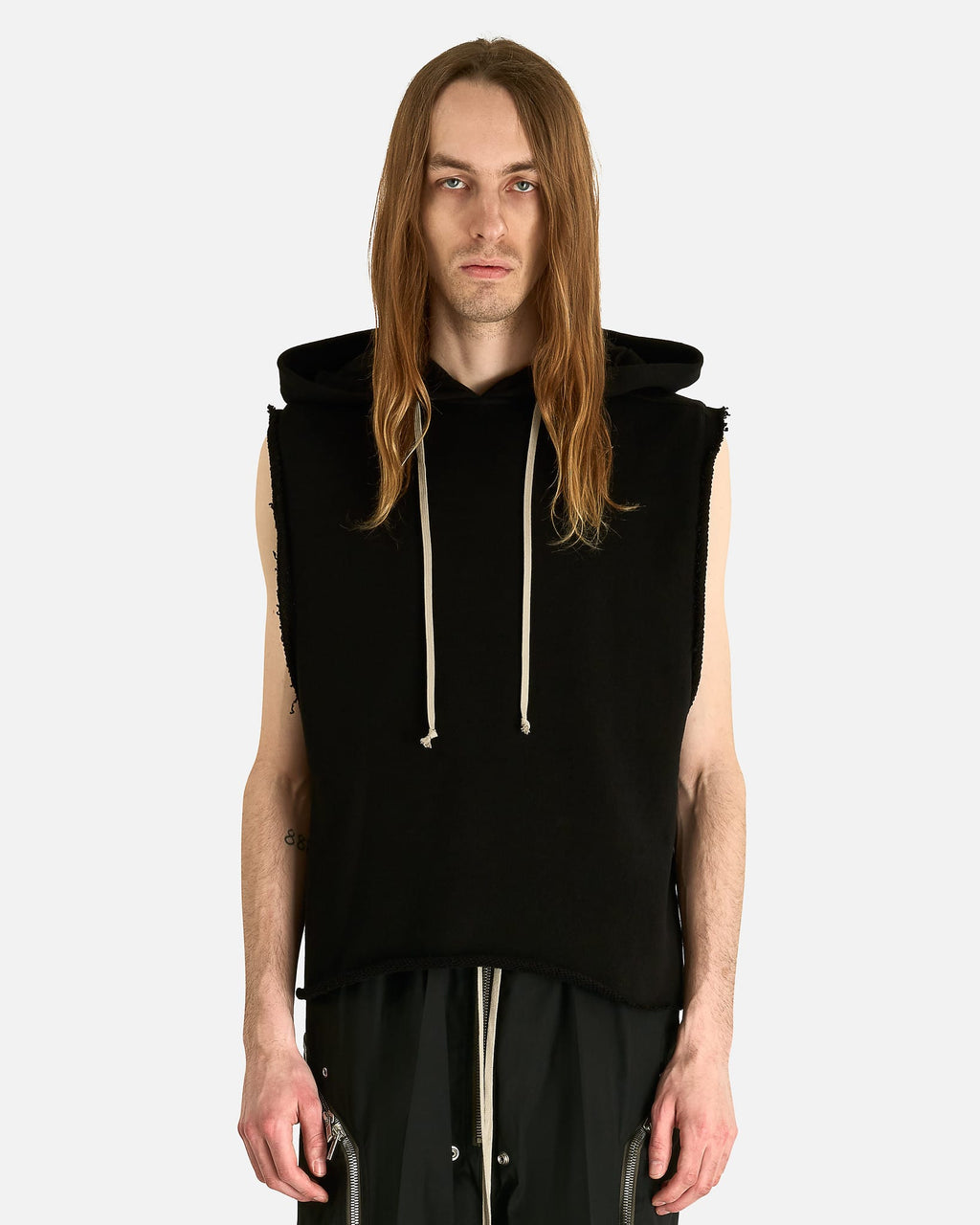 Sl Hoodie In Black Rick owens оригінал – Купити в Україні – боковий вид