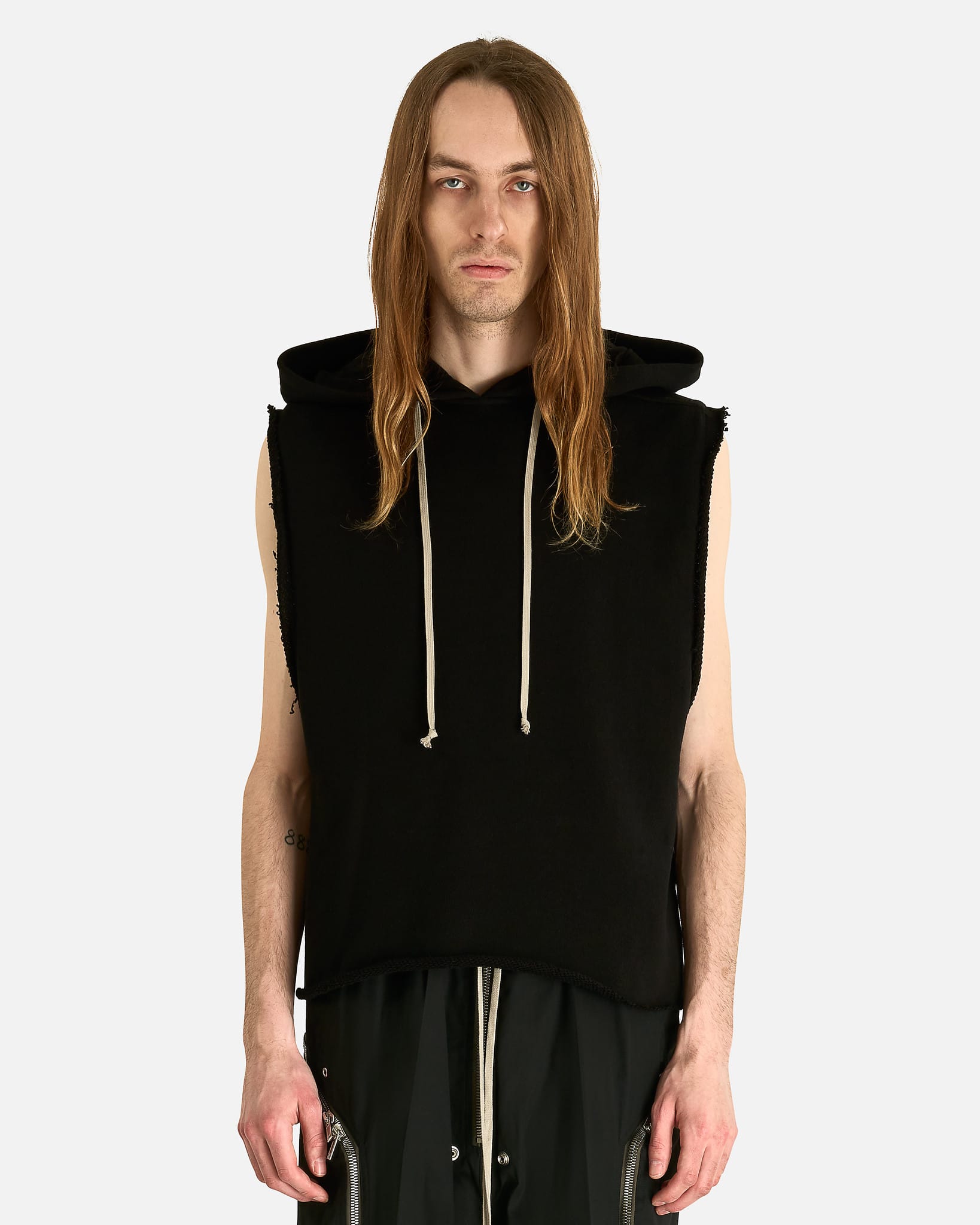 Sl Hoodie In Black Rick owens оригінал – Купити в Україні – боковий вид