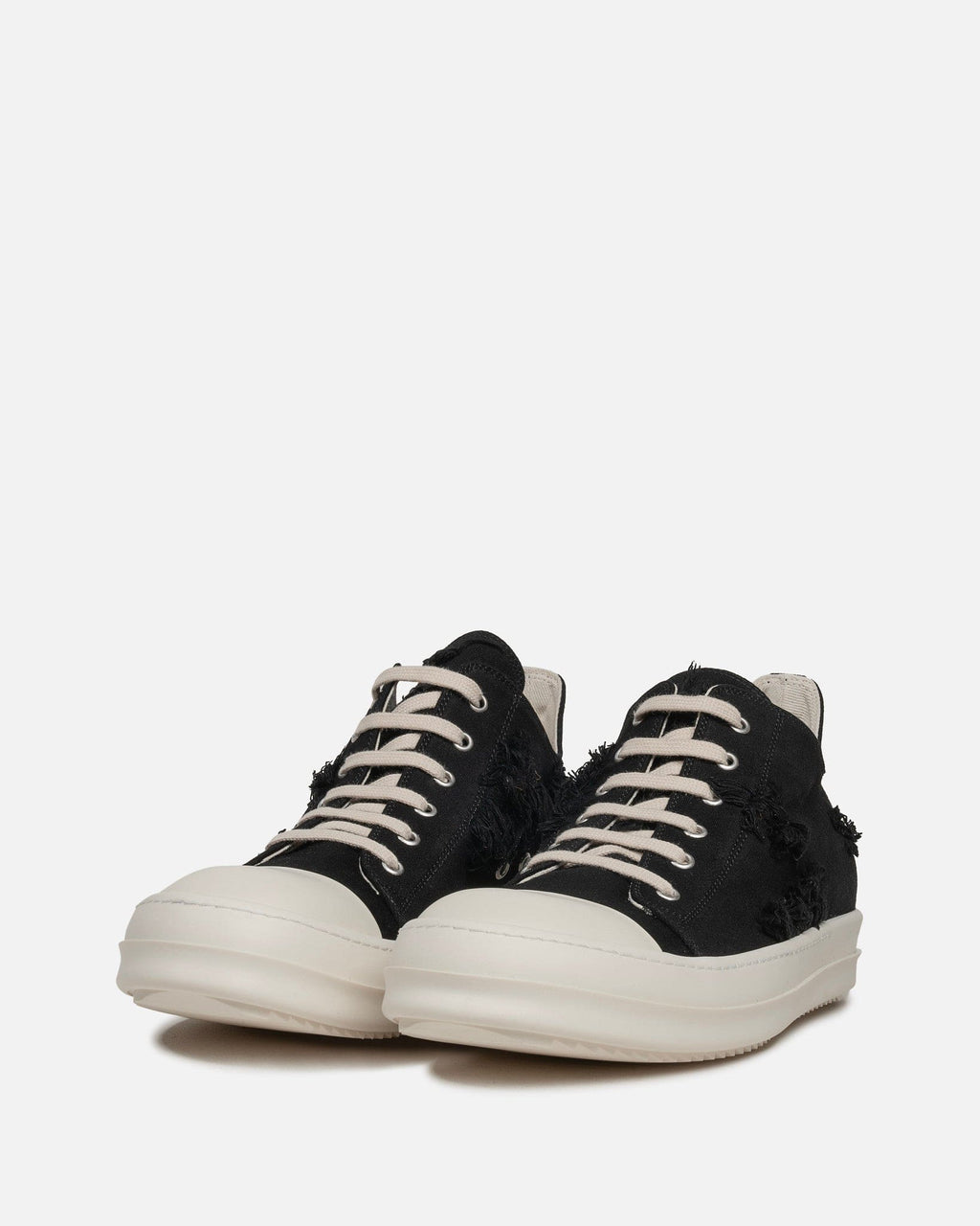 Slashed Low Ramones In Black Rick owens оригінал – Купити в Україні – вид ззаду