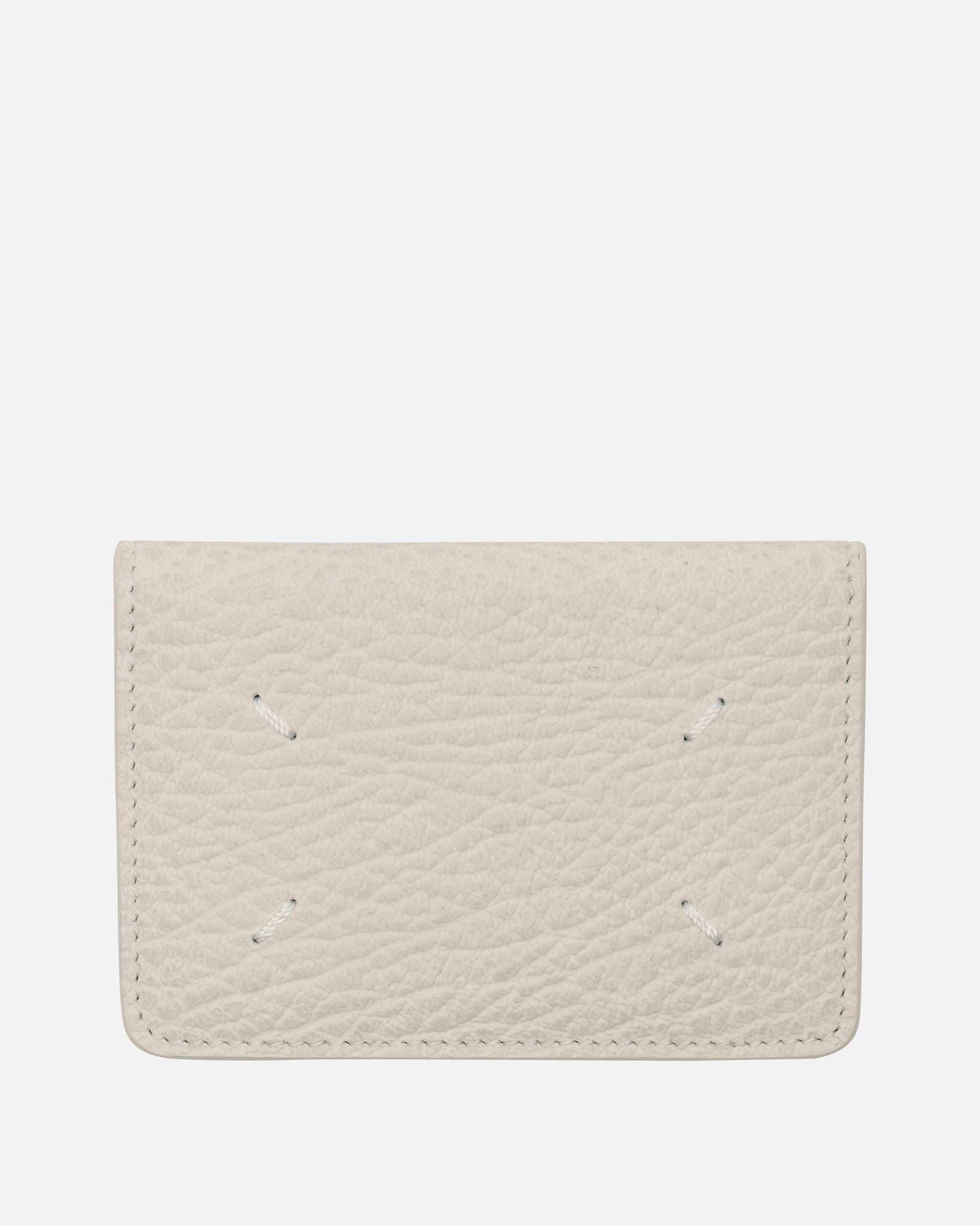 Оригінальна Slim Card Holder In Greige Maison margiela – боковий вид