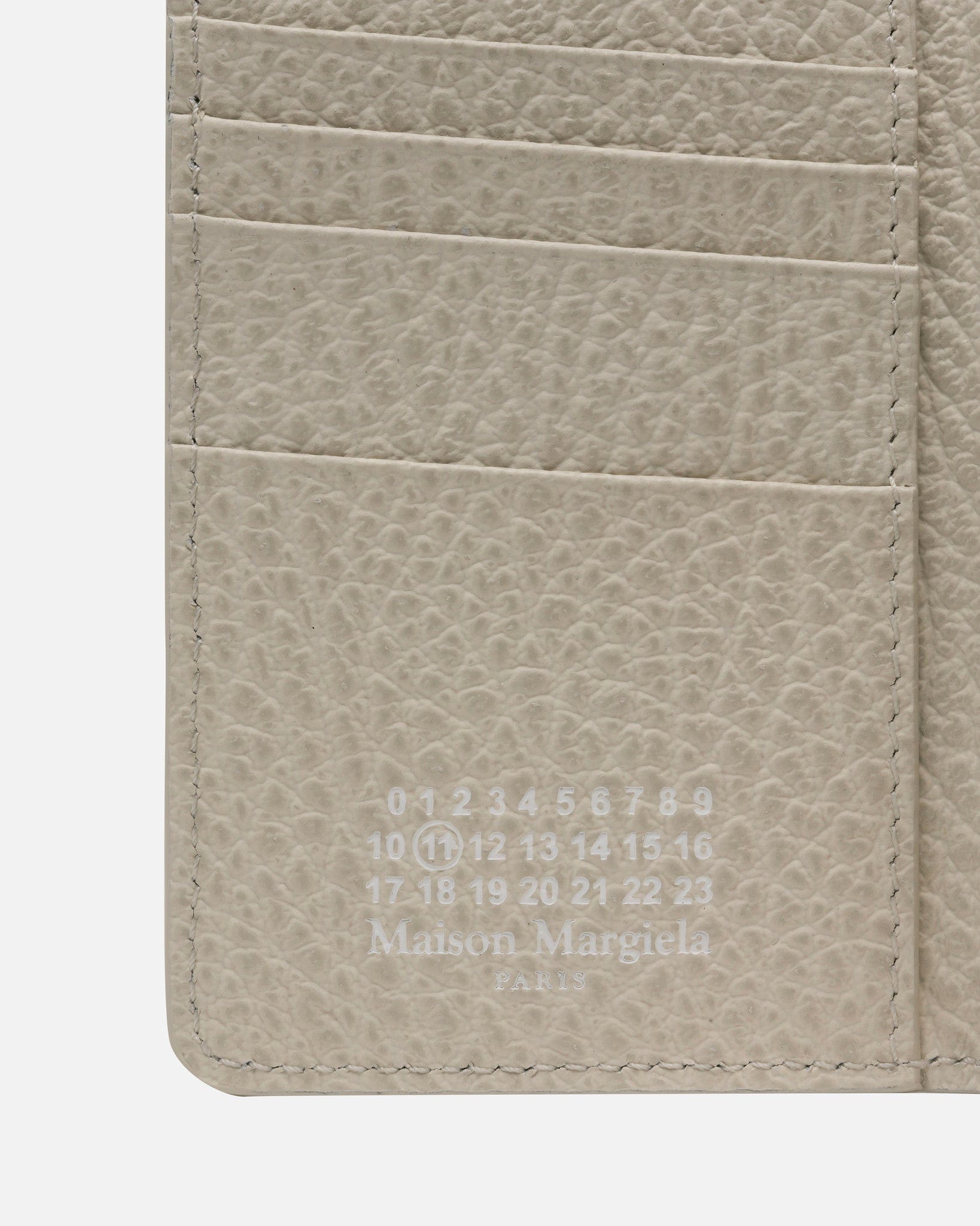 Оригінальна Slim Card Holder In Greige Maison margiela – збільшений вид