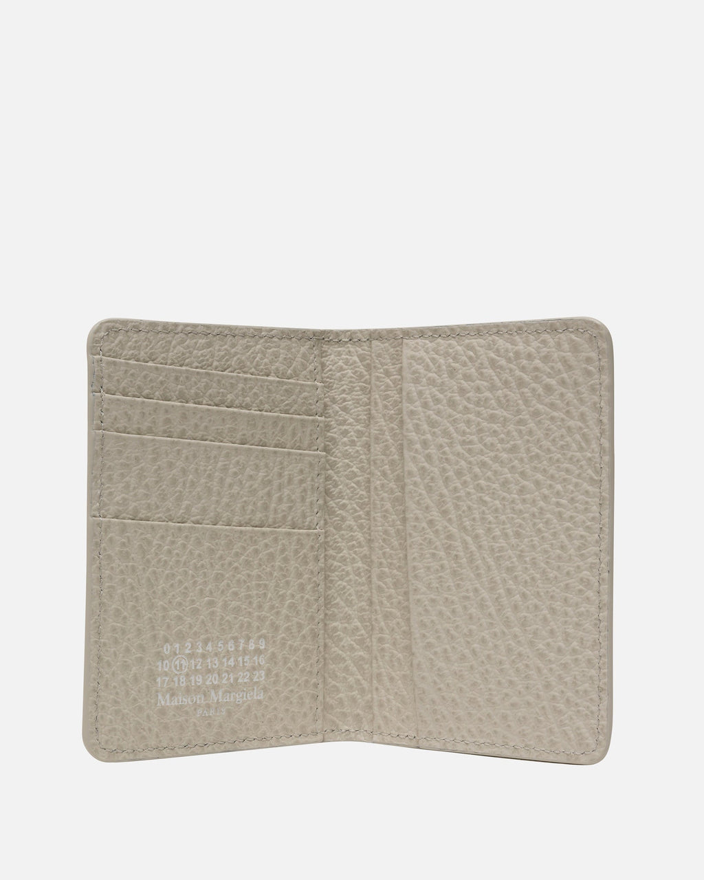Оригінальна Slim Card Holder In Greige Maison margiela – детальний вид