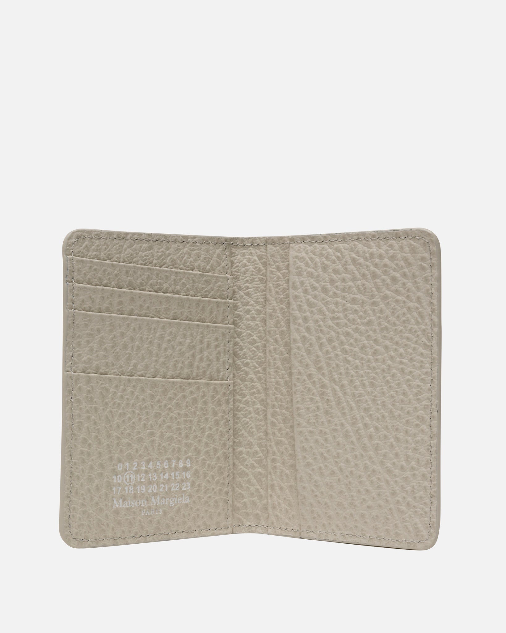 Оригінальна Slim Card Holder In Greige Maison margiela – детальний вид