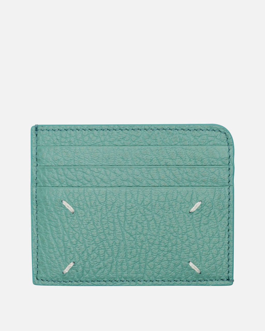 Slim Card Holder In Vert Deau Maison margiela – Гарантія оригінальності – боковий вид