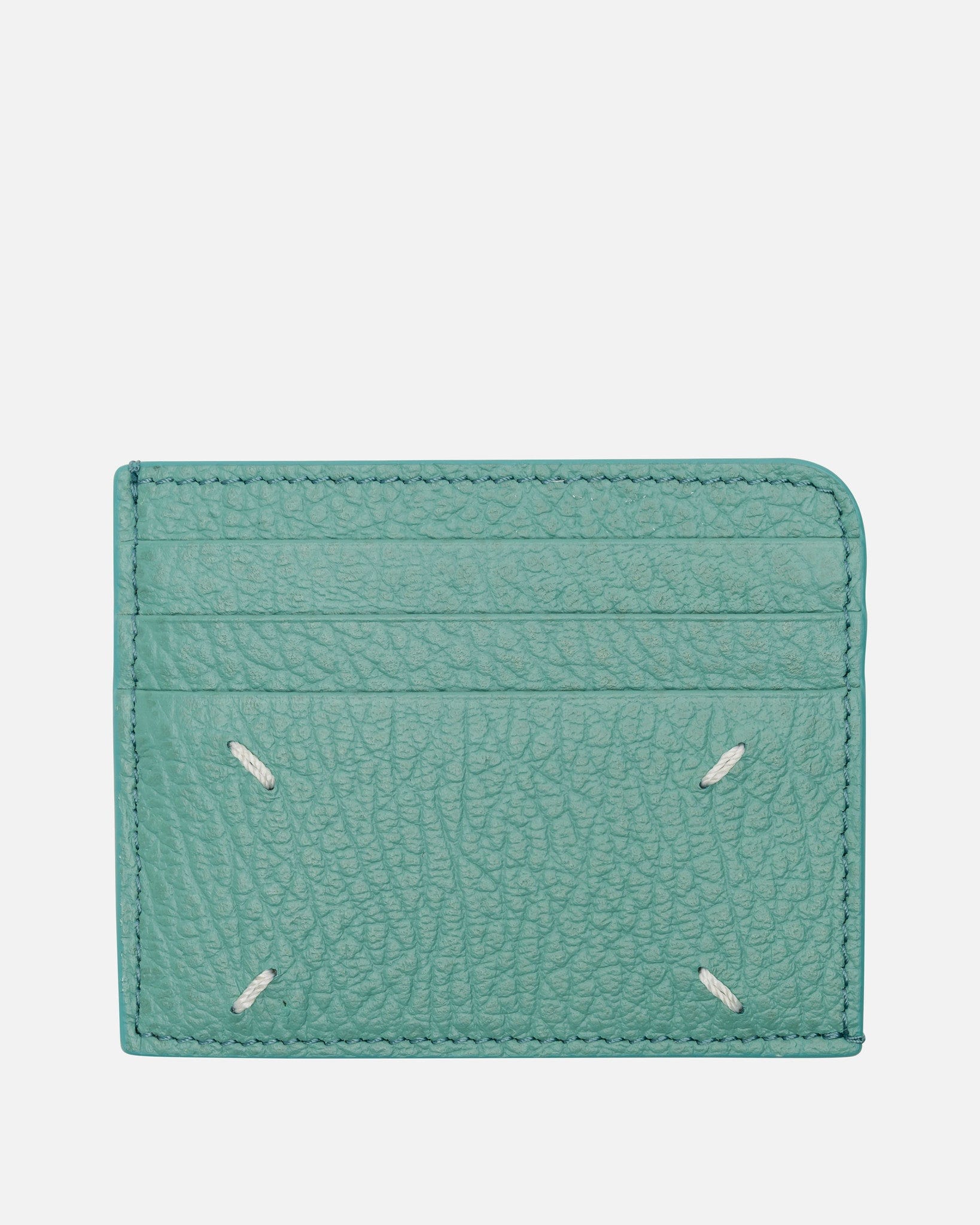 Slim Card Holder In Vert Deau Maison margiela – Гарантія оригінальності – боковий вид