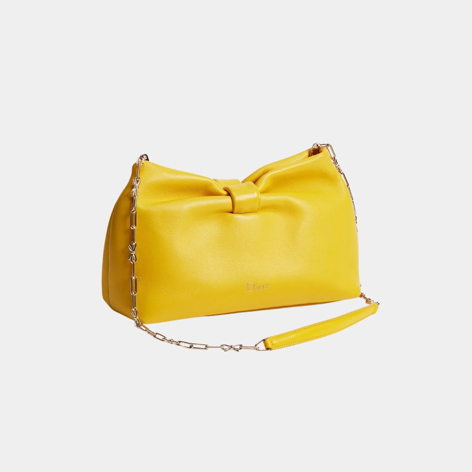 Small Dior Bow Bag In Lambskin Dior – Гарантія оригінальності – вид 9