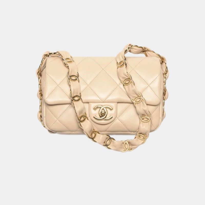 Оригінальна Small Flap Bag Fall-Winter 2024 Chanel – боковий вид